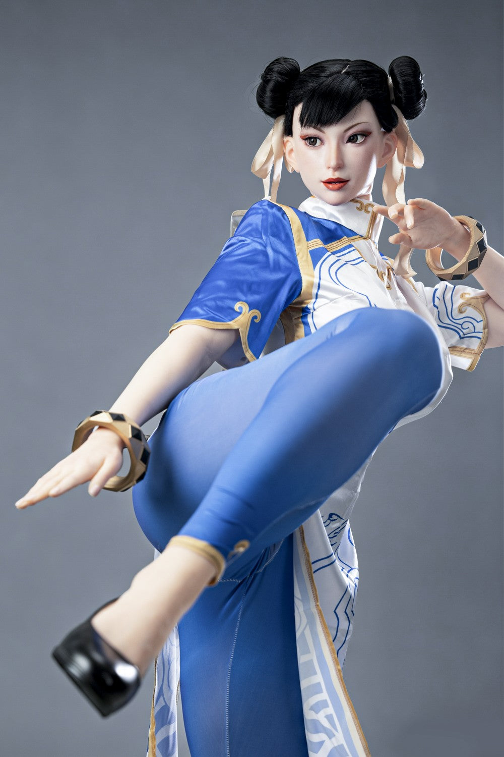 Chun Li sexdukke (Game Lady 169 cm F-cup nr. 47-1 silikone)