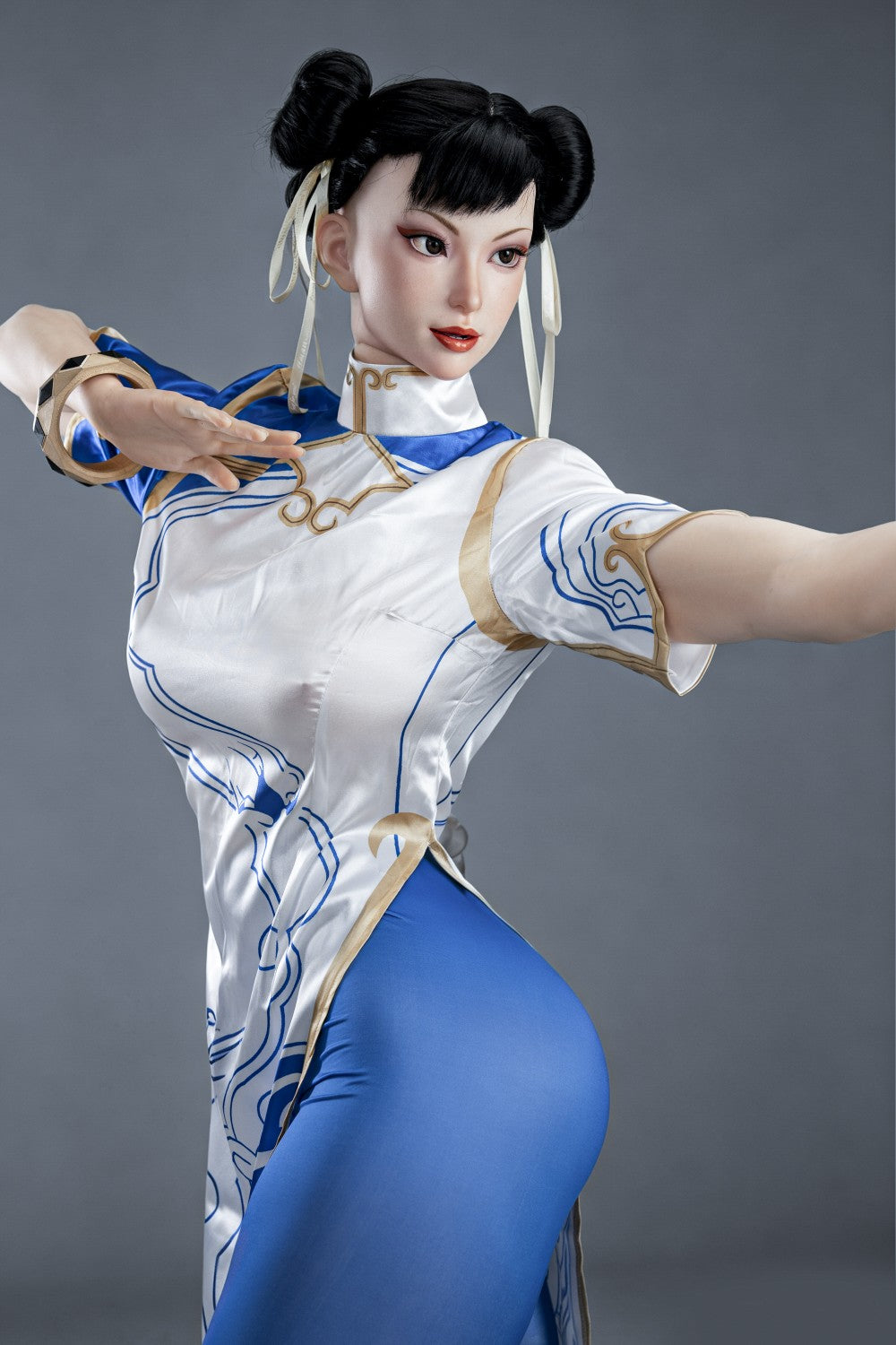 Chun Li sexdukke (Game Lady 169 cm F-cup nr. 47-1 silikone)
