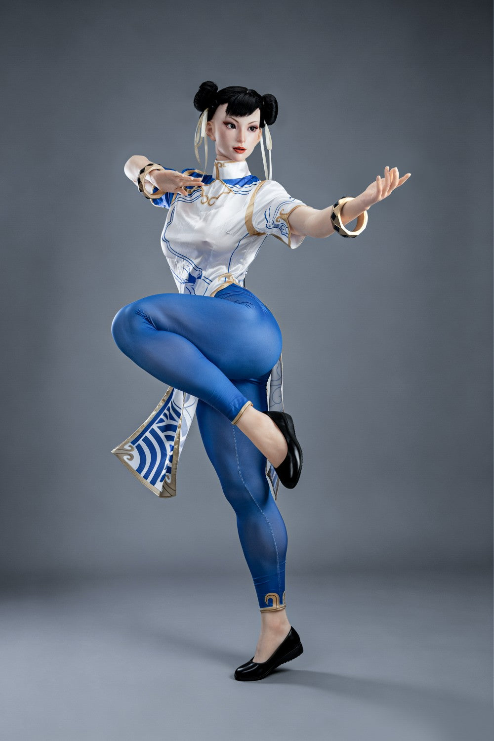 Chun Li sexdukke (Game Lady 169 cm F-cup nr. 47-1 silikone)