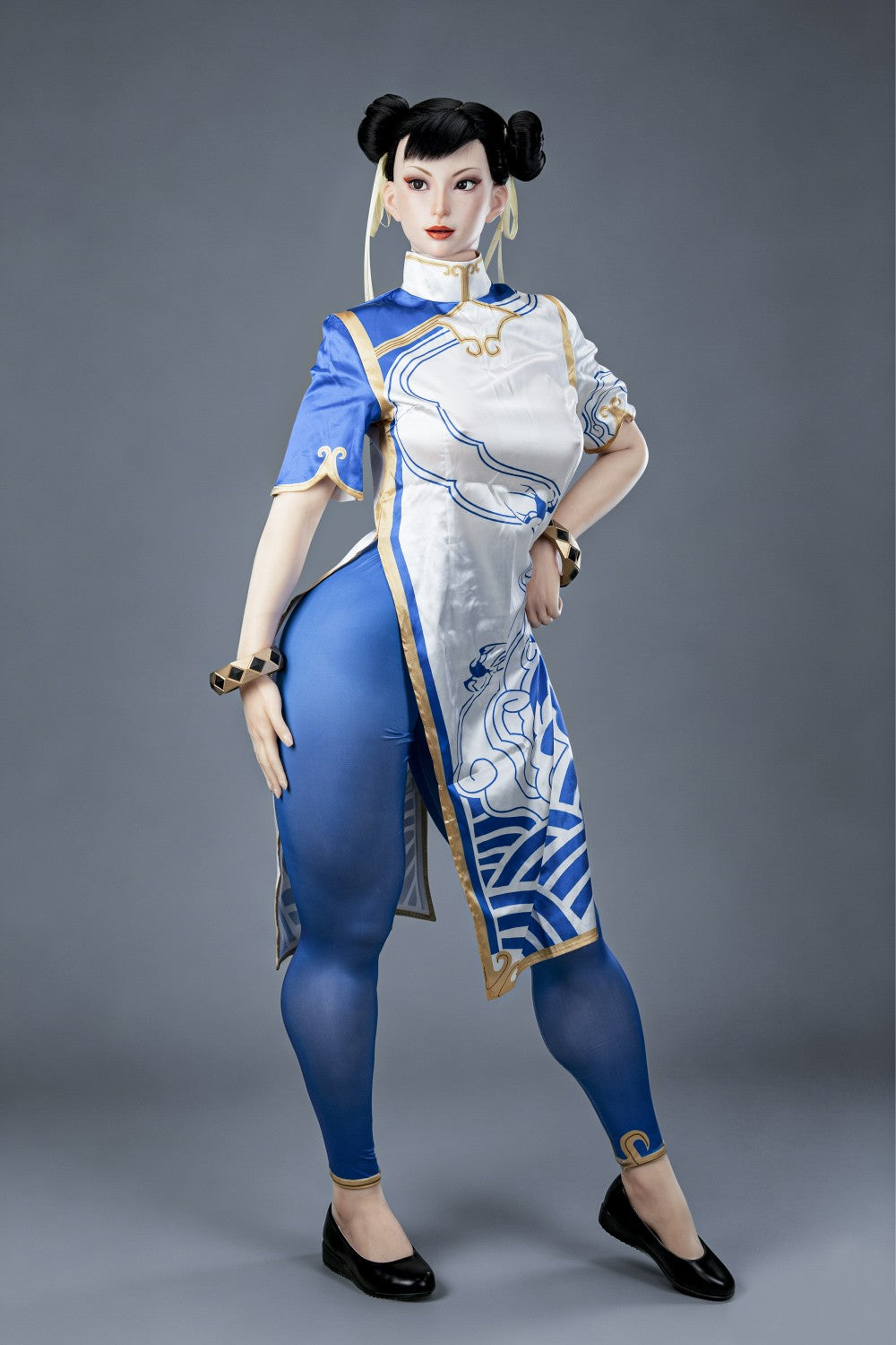 Chun Li sexdukke (Game Lady 169 cm F-cup nr. 47-1 silikone)
