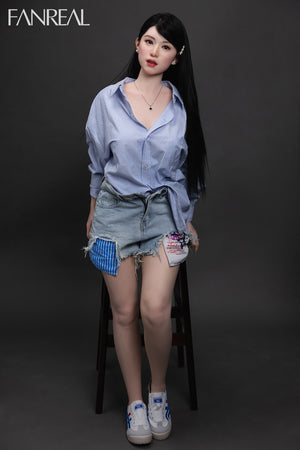Kimmy sexdukke (FanReal Doll 155 cm f-cup silikone)