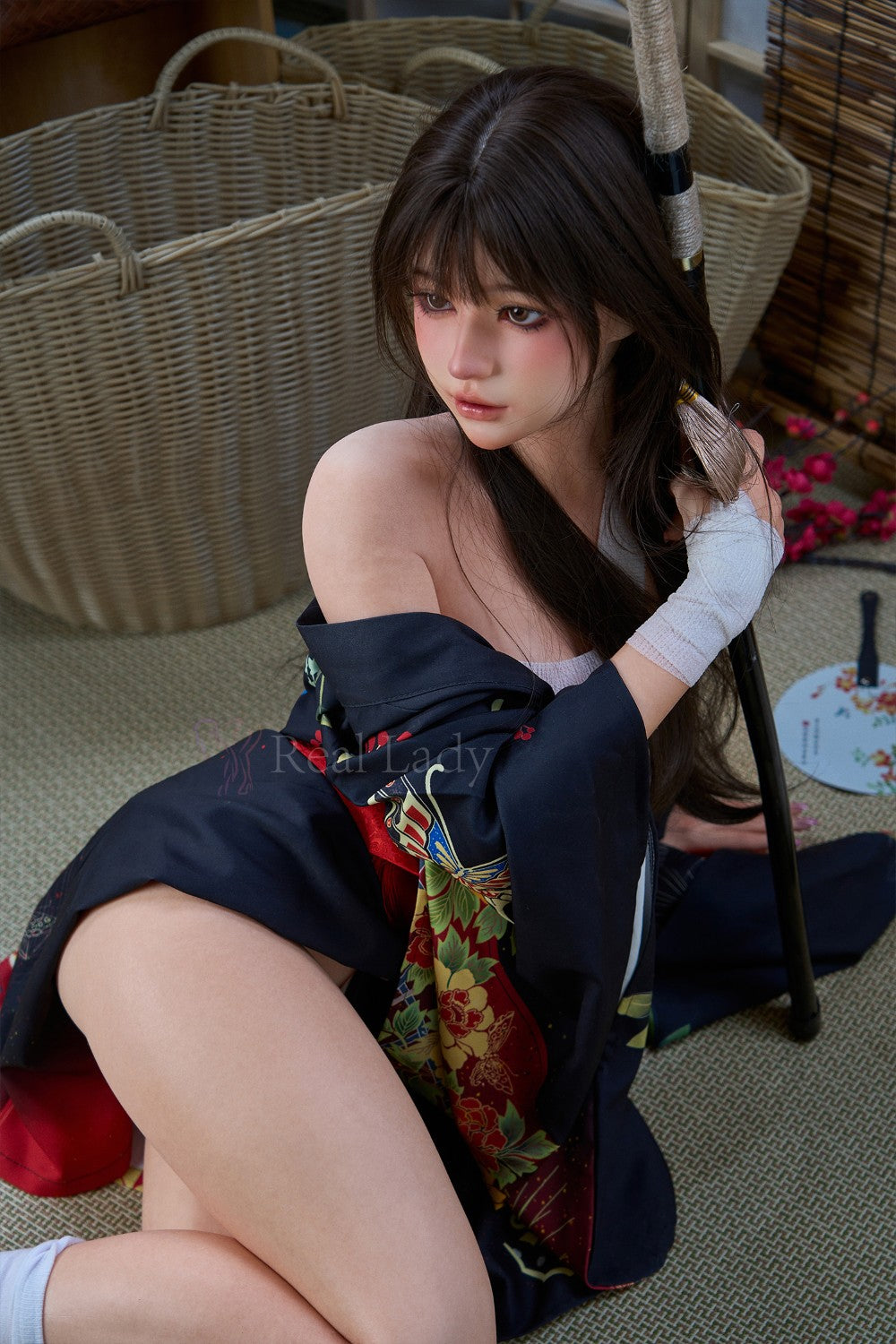 Evie sexdukke (Real Lady 150 cm F-cup T4 silikone)