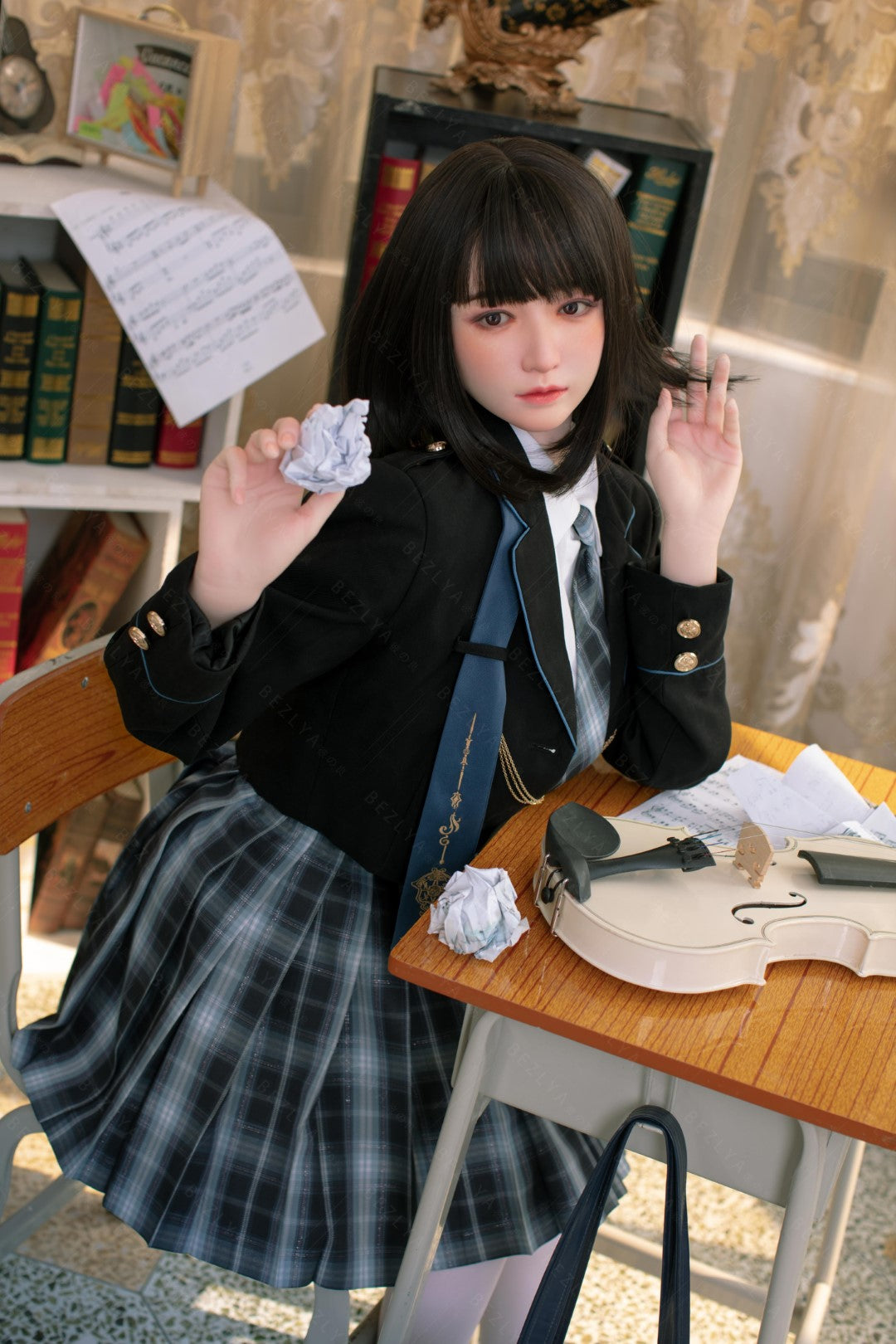 Platycodon sexdukke (Bezlya Doll 160 cm C-cup 2.1 silikone)