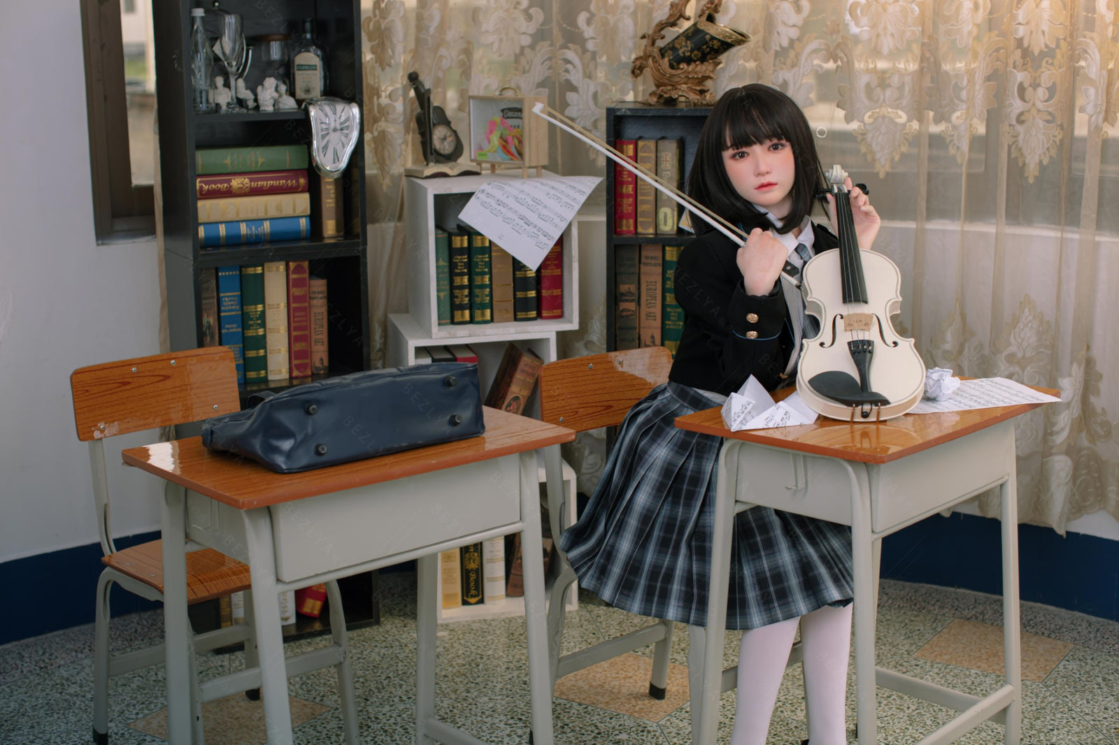 Platycodon sexdukke (Bezlya Doll 160 cm C-cup 2.1 silikone)