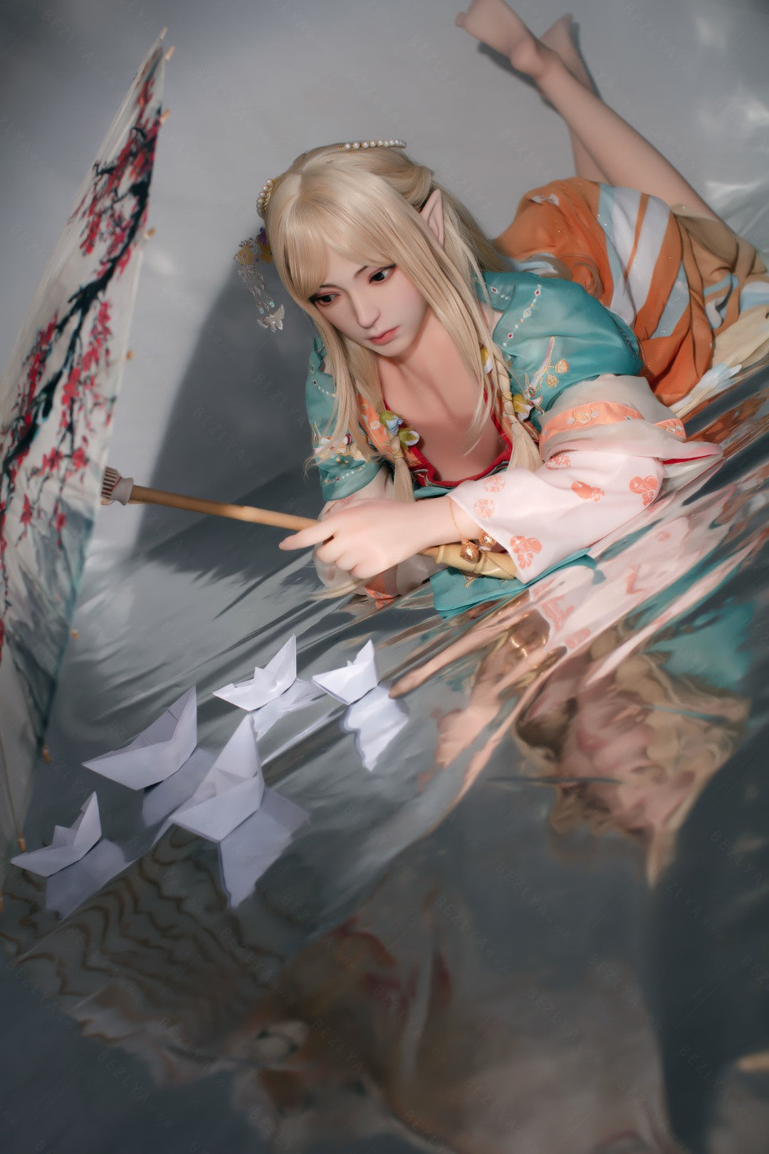 Stedmoderblomst sexdukke (Bezlya Doll 160 cm C-cup 2.0 TPE+silikone)