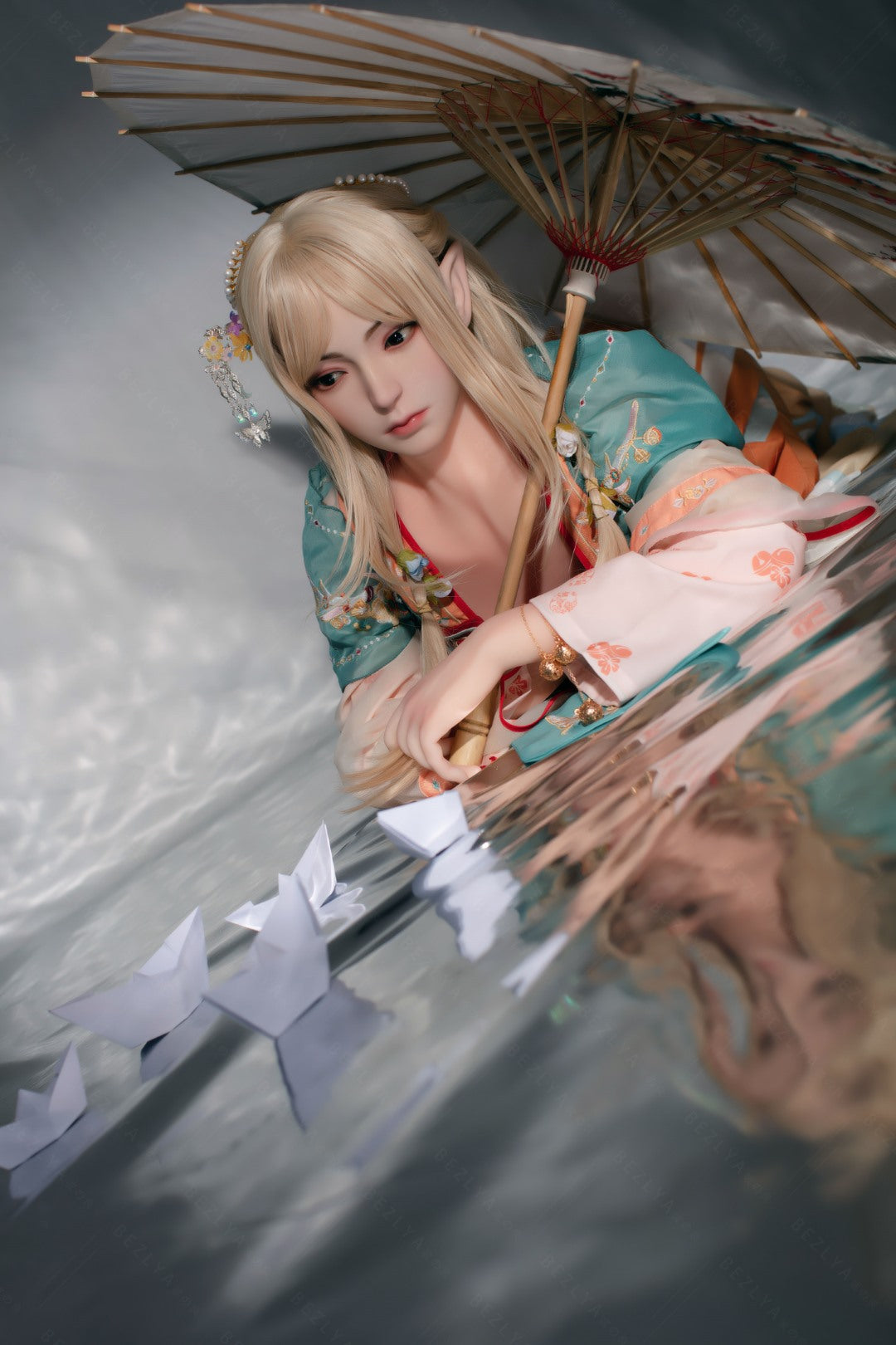 Stedmoderblomst sexdukke (Bezlya Doll 160 cm C-cup 2.0 TPE+silikone)