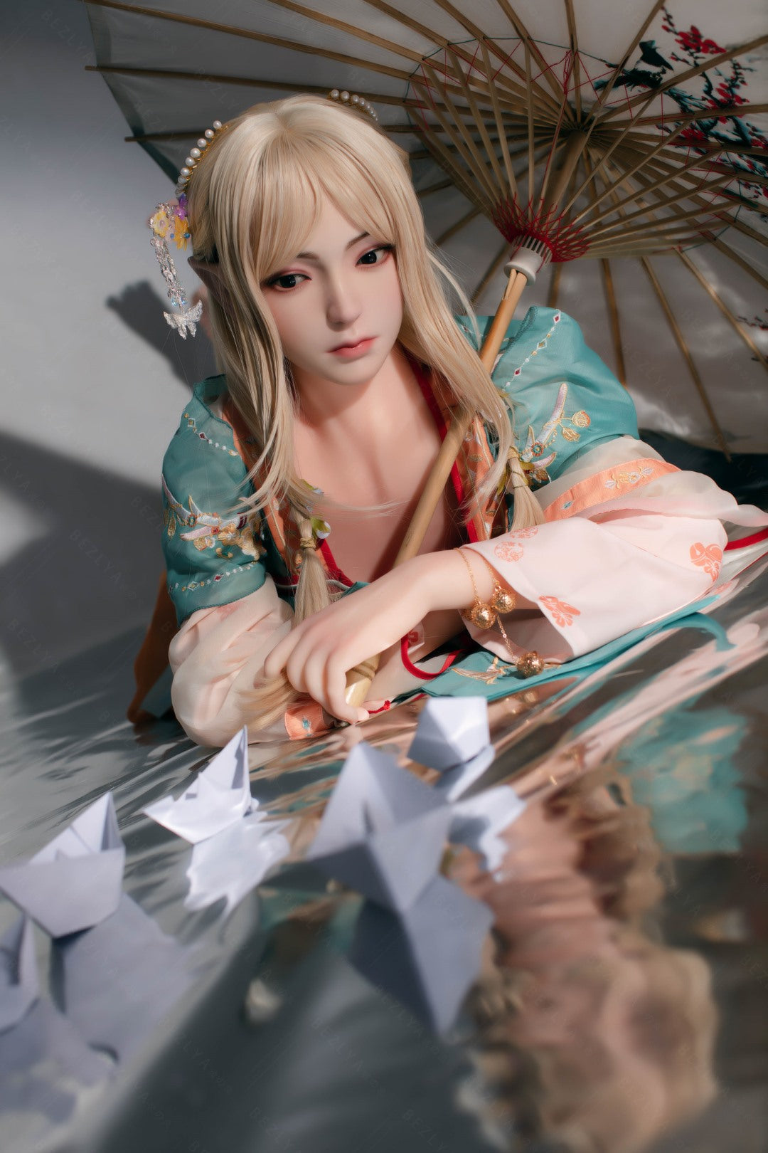 Stedmoderblomst sexdukke (Bezlya Doll 160 cm C-cup 2.0 TPE+silikone)