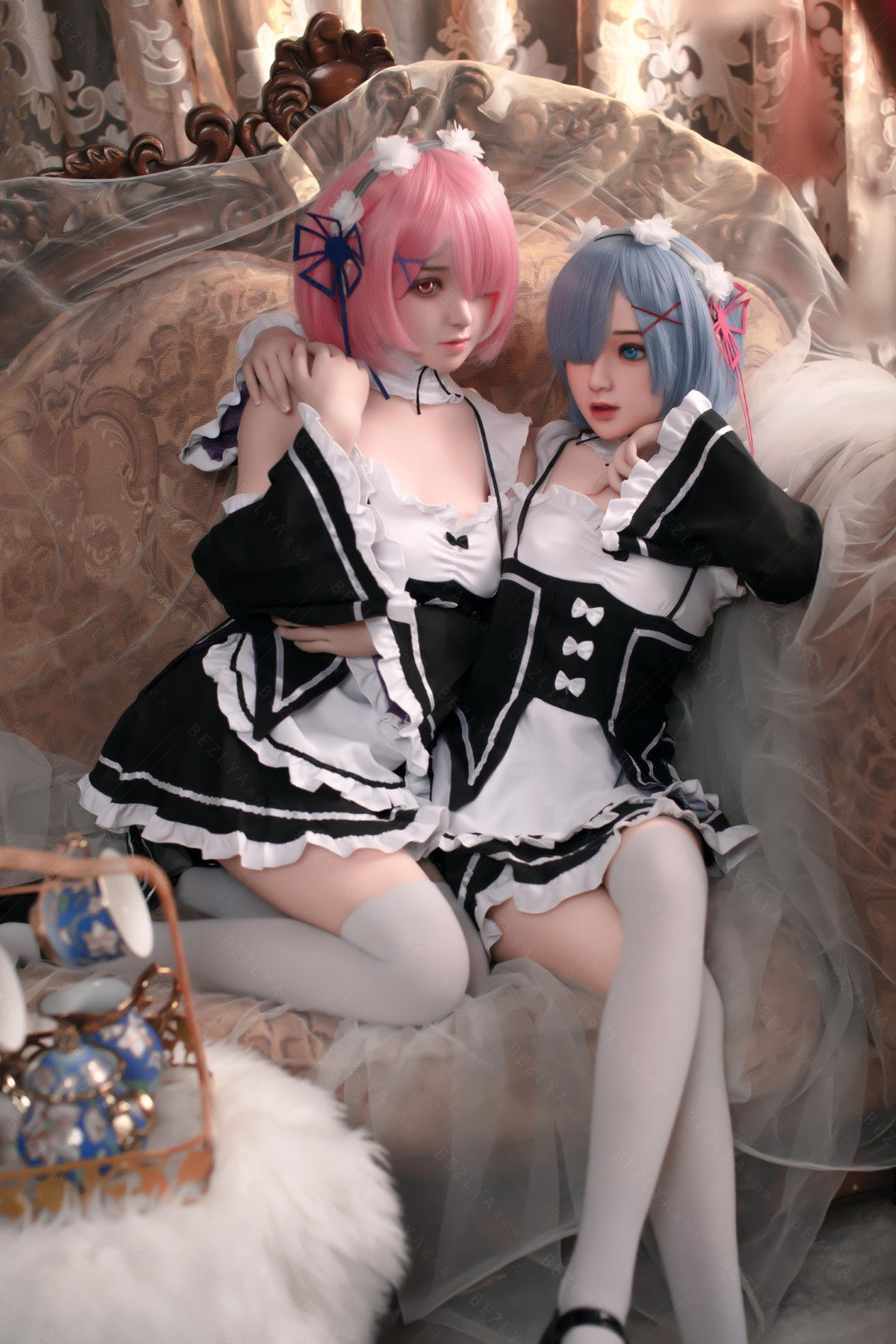 Rem sexdukke (Bezlya Doll 149 cm D-cup 2.0 TPE+silikone)
