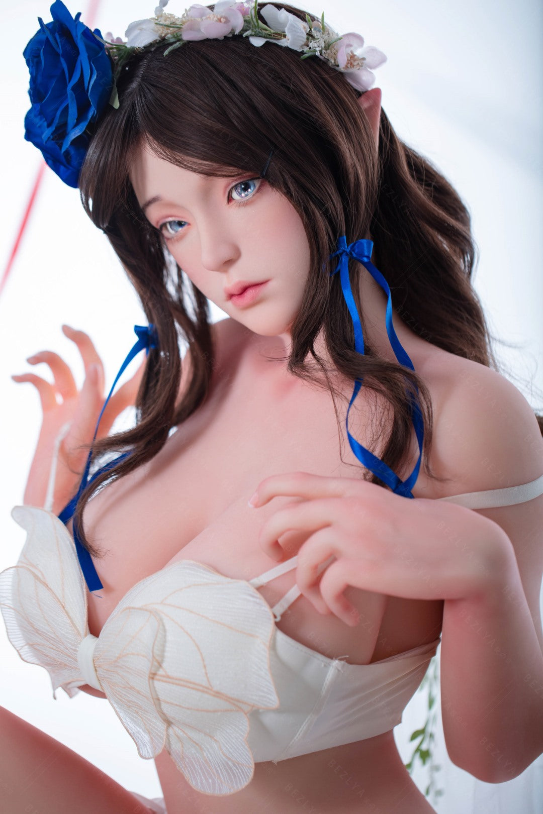 Stedmoderblomst sexdukke (Bezlya Doll 155 cm F-cup 2.0 TPE+silikone)