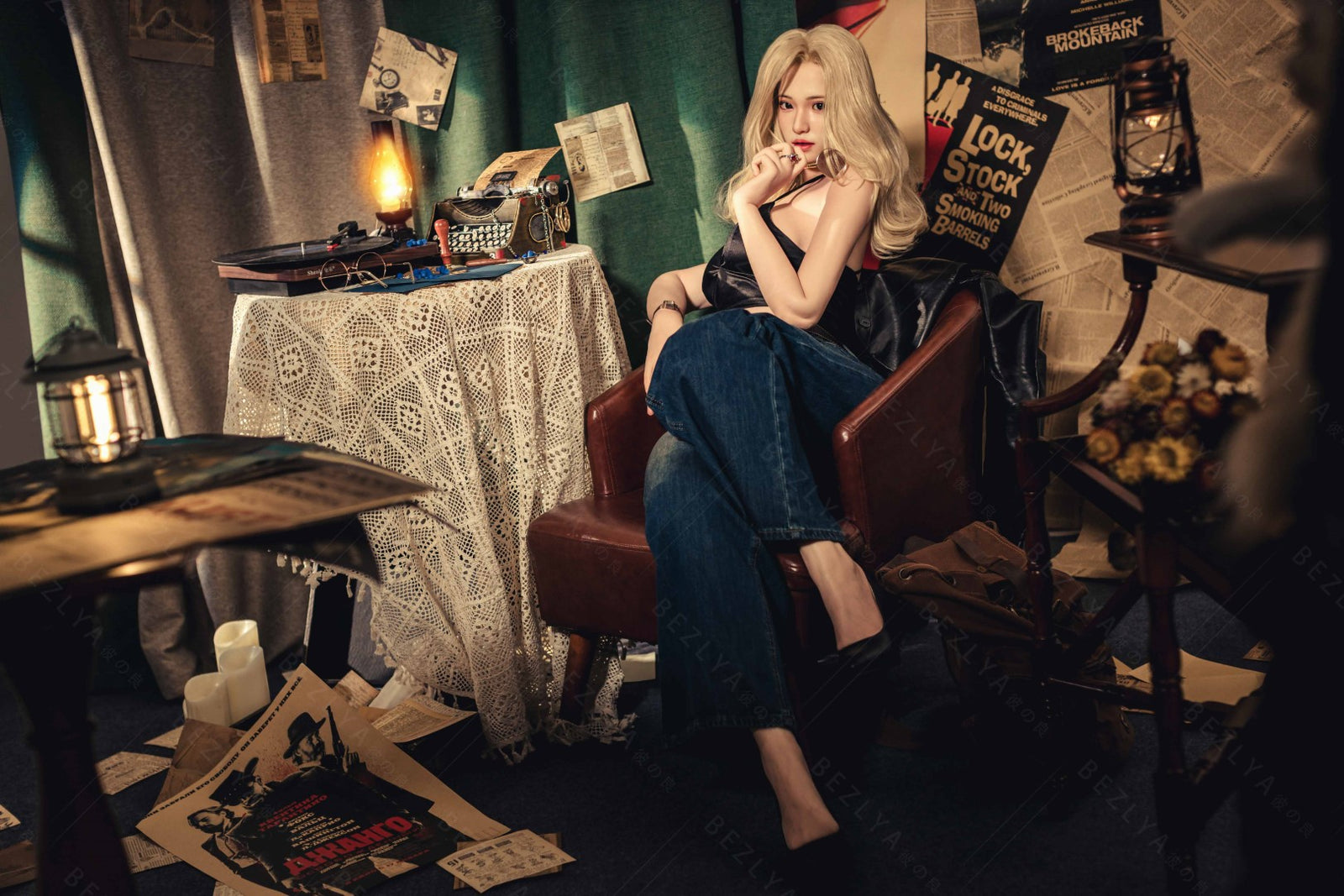 Helianthus sexdukke (Bezlya Doll 162 cm C-cup 2,2U silikone)