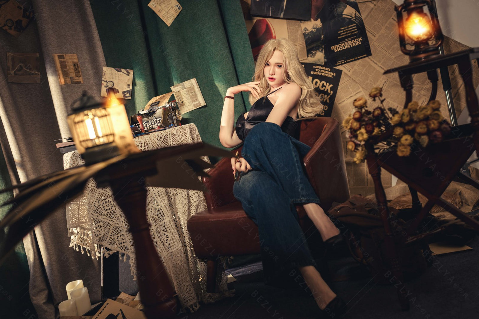 Helianthus sexdukke (Bezlya Doll 162 cm C-cup 2,2U silikone)