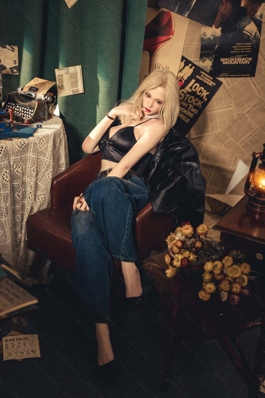 Helianthus sexdukke (Bezlya Doll 162 cm C-cup 2,2U silikone)