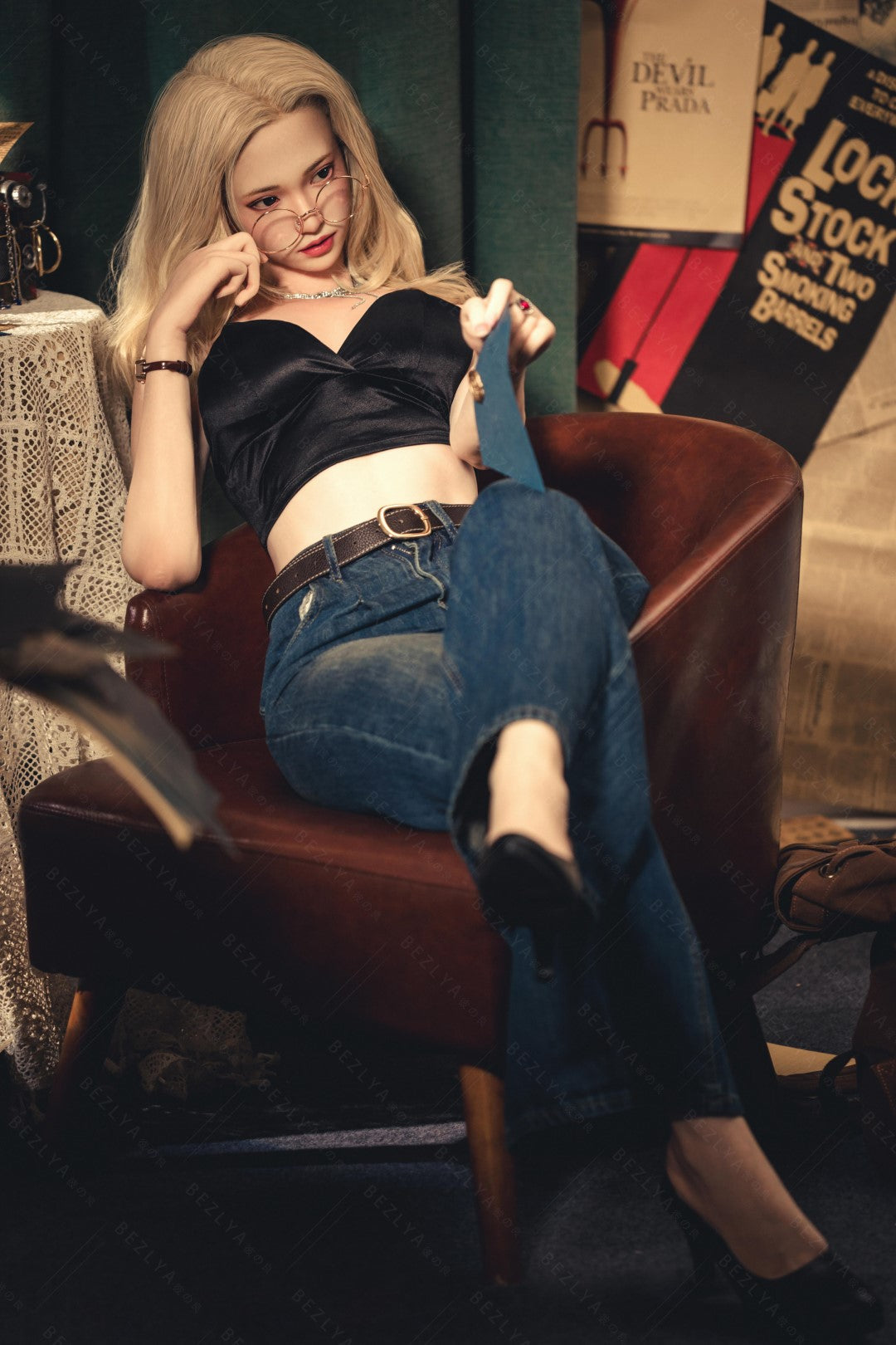 Helianthus sexdukke (Bezlya Doll 162 cm C-cup 2,2U silikone)