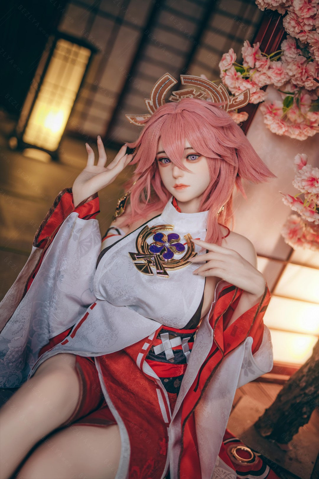 Yae Miko sexdukke (Bezlya Doll 155 cm e-cup 2.2CF silikone)