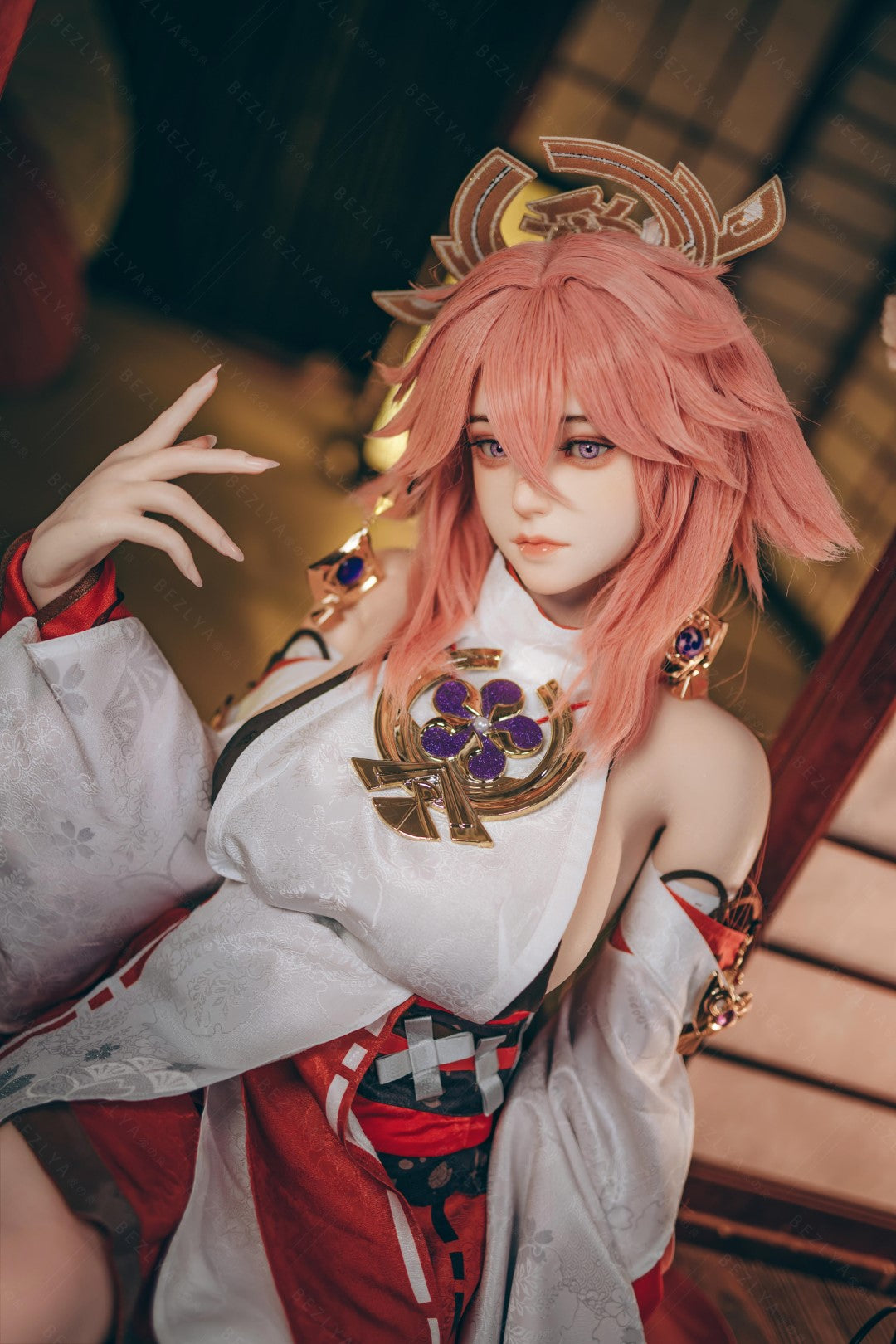 Yae Miko sexdukke (Bezlya Doll 155 cm e-cup 2.2CF silikone)
