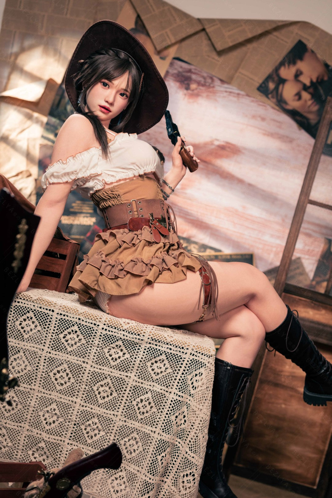 Helianthus sexdukke (Bezlya Doll 162 cm C-cup 2,2U silikone)