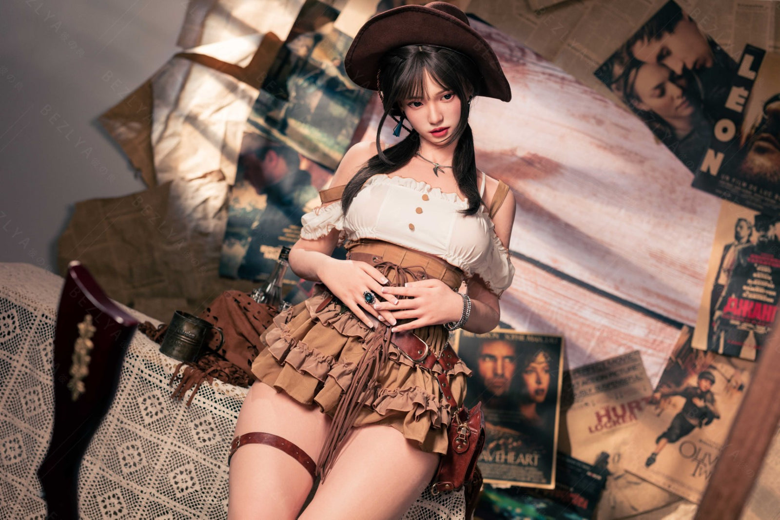 Helianthus sexdukke (Bezlya Doll 162 cm C-cup 2,2U silikone)