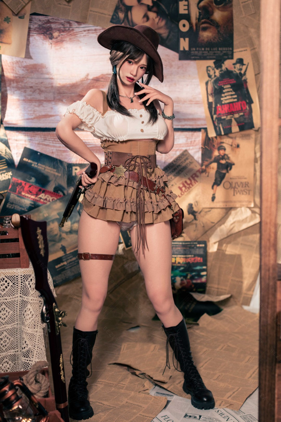 Helianthus sexdukke (Bezlya Doll 162 cm C-cup 2,2U silikone)