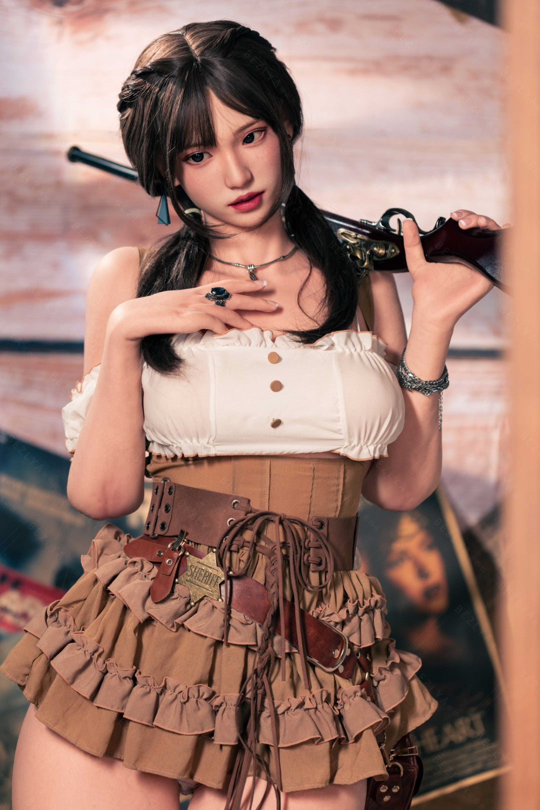 Helianthus sexdukke (Bezlya Doll 162 cm C-cup 2,2U silikone)