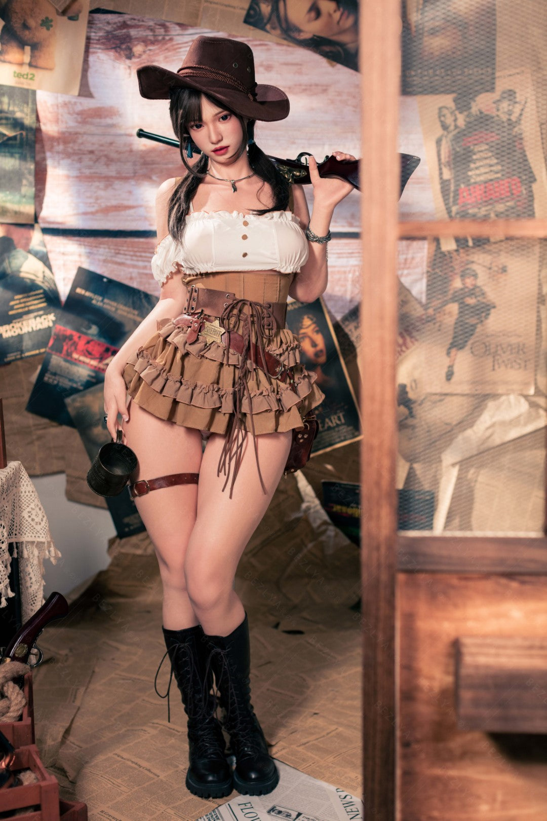 Helianthus sexdukke (Bezlya Doll 162 cm C-cup 2,2U silikone)