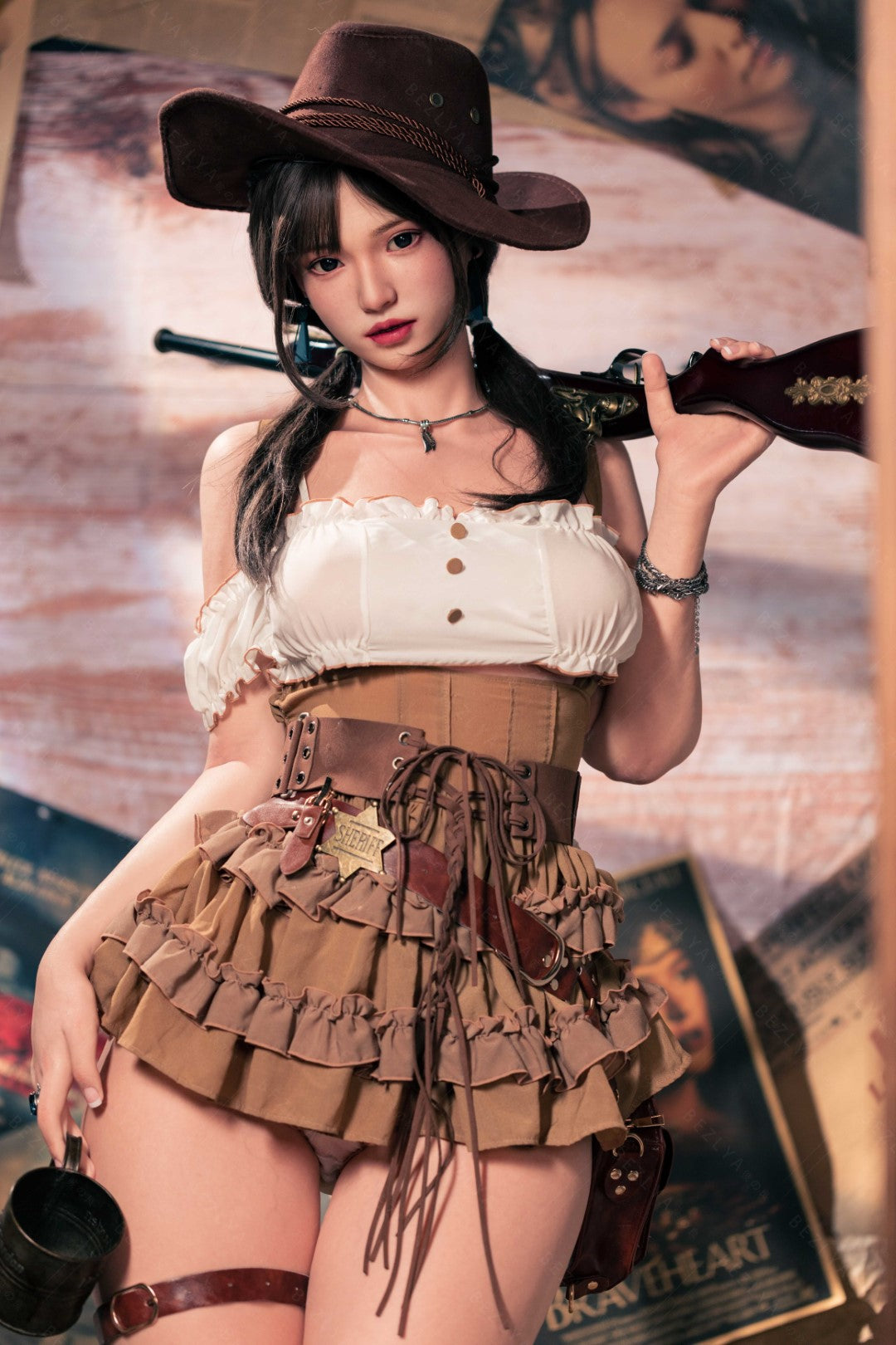 Helianthus sexdukke (Bezlya Doll 162 cm C-cup 2,2U silikone)