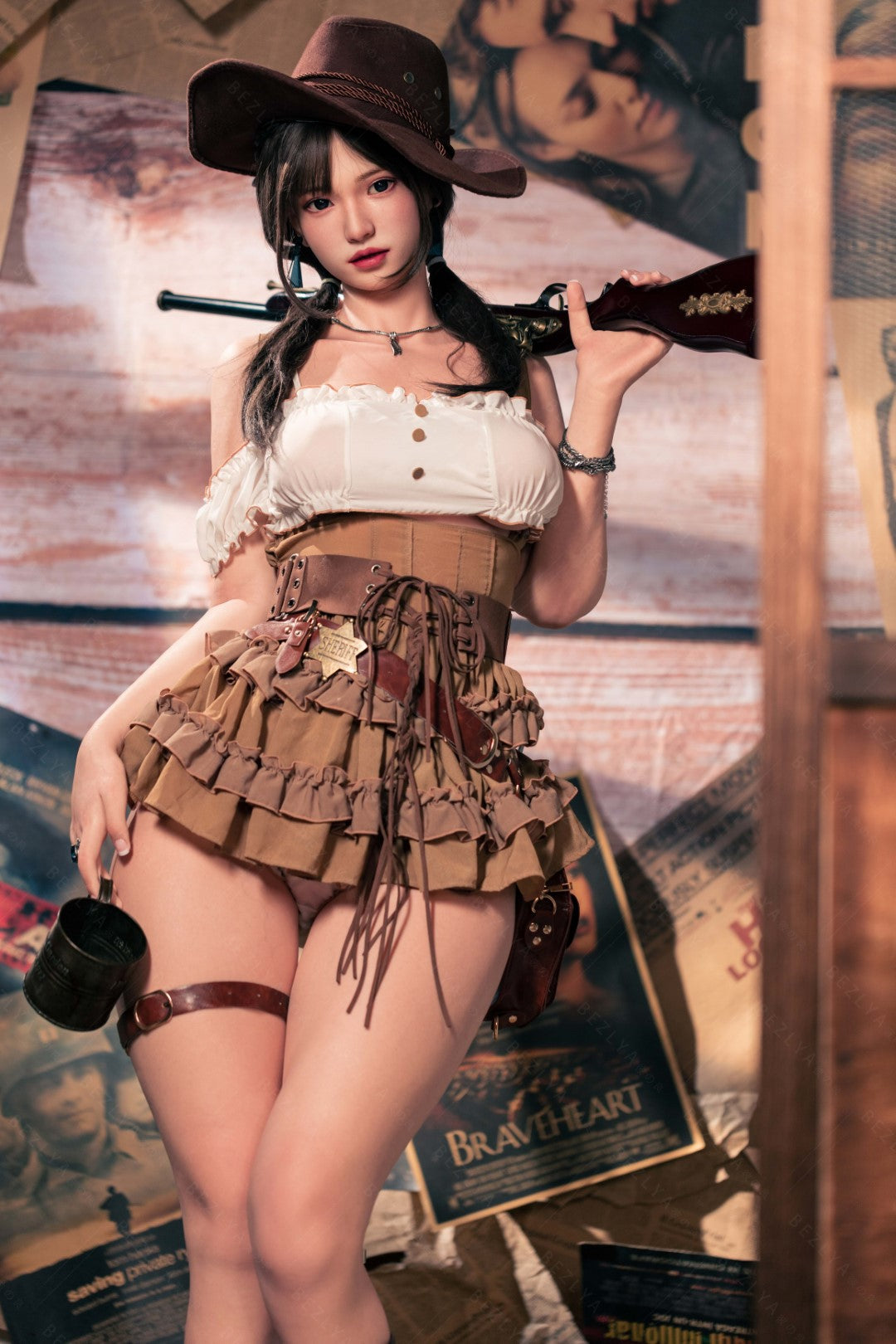 Helianthus sexdukke (Bezlya Doll 162 cm C-cup 2,2U silikone)