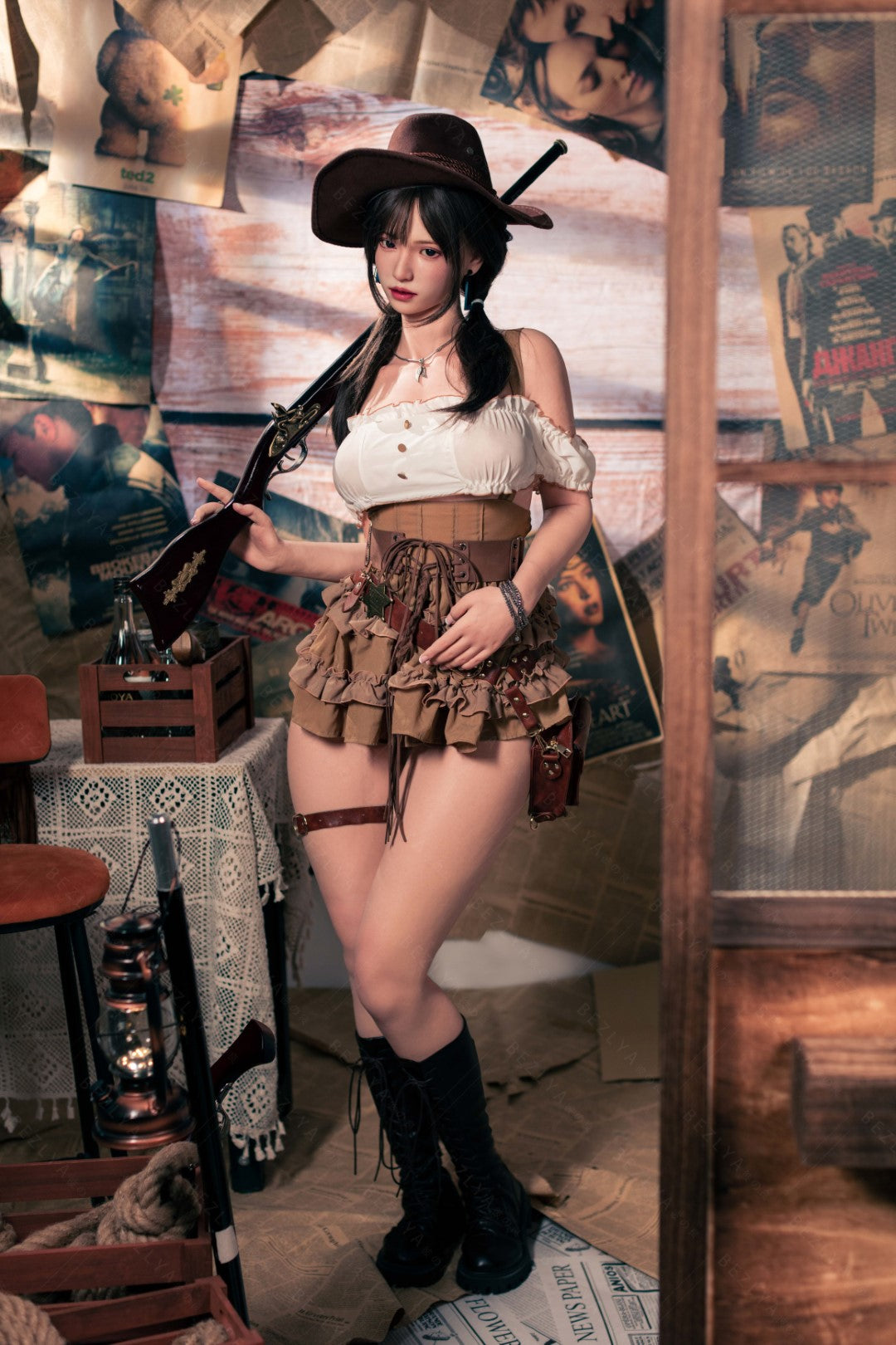 Helianthus sexdukke (Bezlya Doll 162 cm C-cup 2,2U silikone)