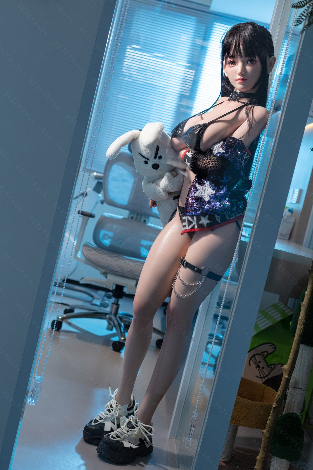 Paeonia sexdukke (Bezlya Doll 145 cm F-cup 2.2CF silikone)