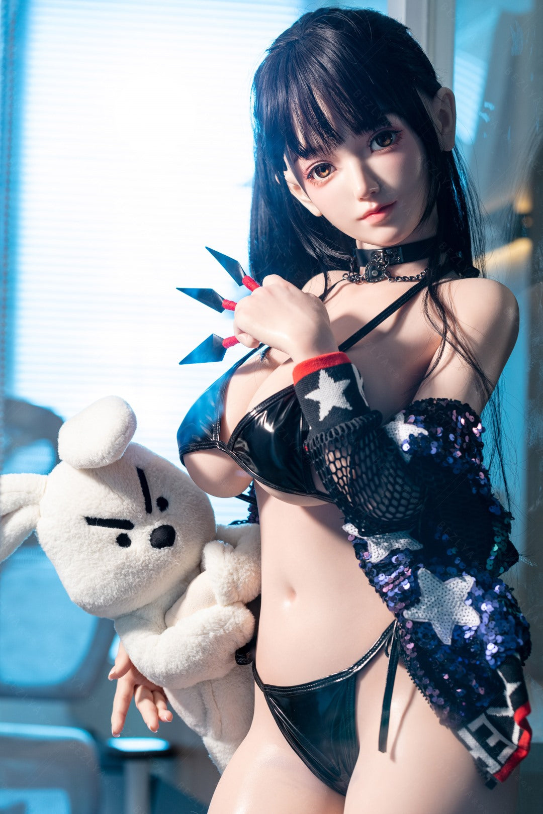 Paeonia sexdukke (Bezlya Doll 145 cm F-cup 2.2CF silikone)