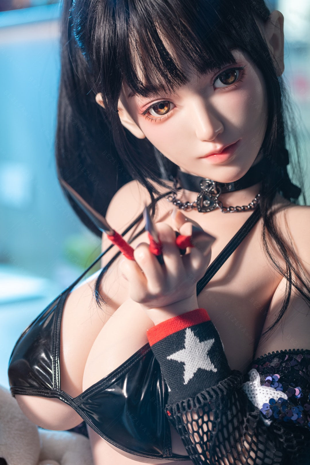 Paeonia sexdukke (Bezlya Doll 145 cm F-cup 2.2CF silikone)