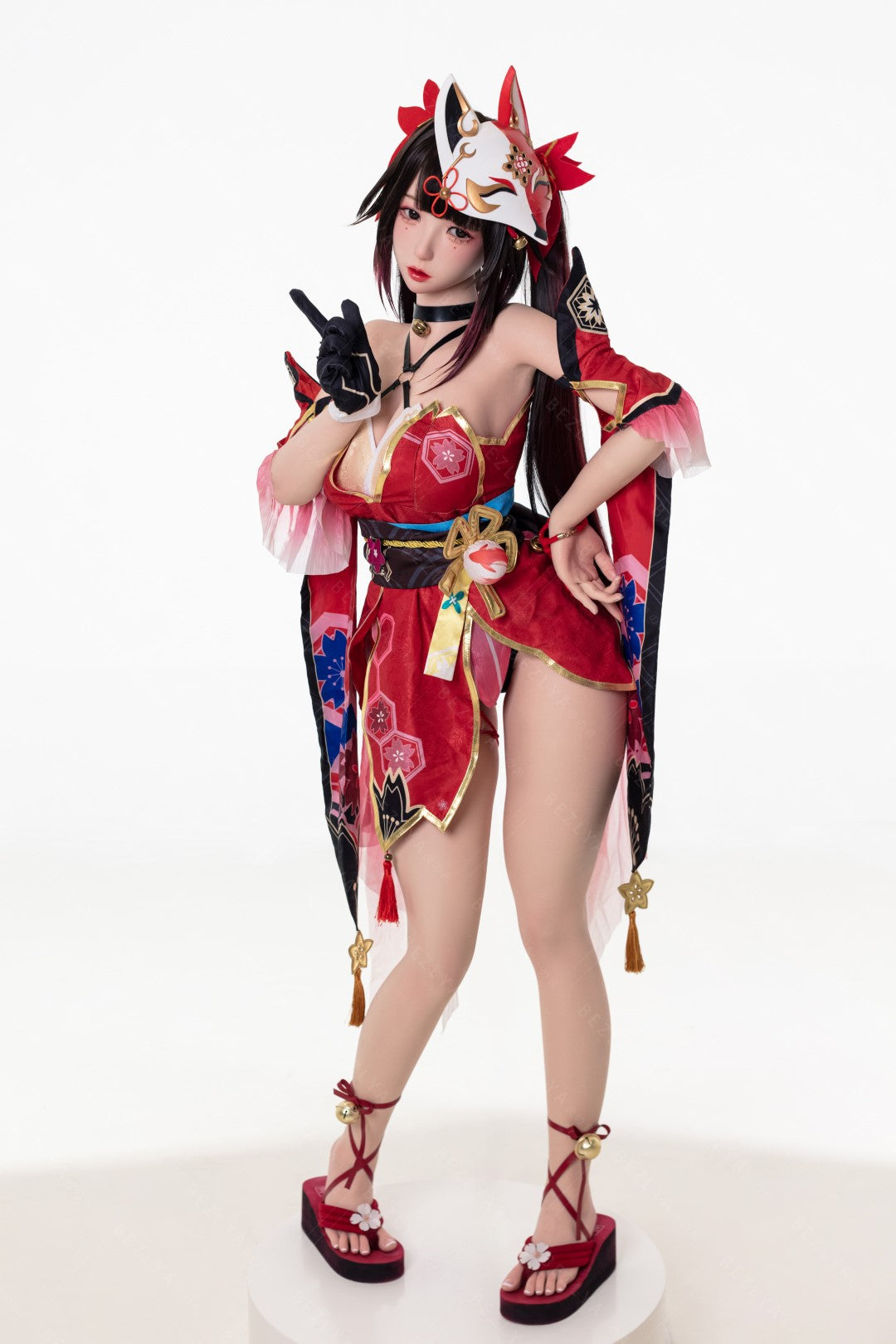 Glitrende sexdukke (Bezlya Doll 155 cm E-cup 2.2CF silikone)