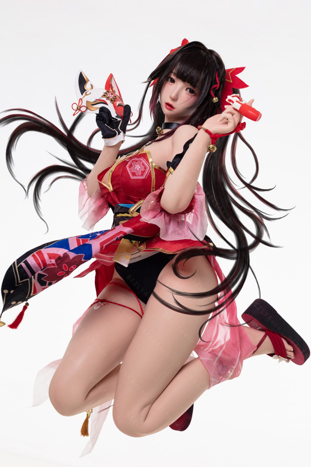 Glitrende sexdukke (Bezlya Doll 155 cm E-cup 2.2CF silikone)