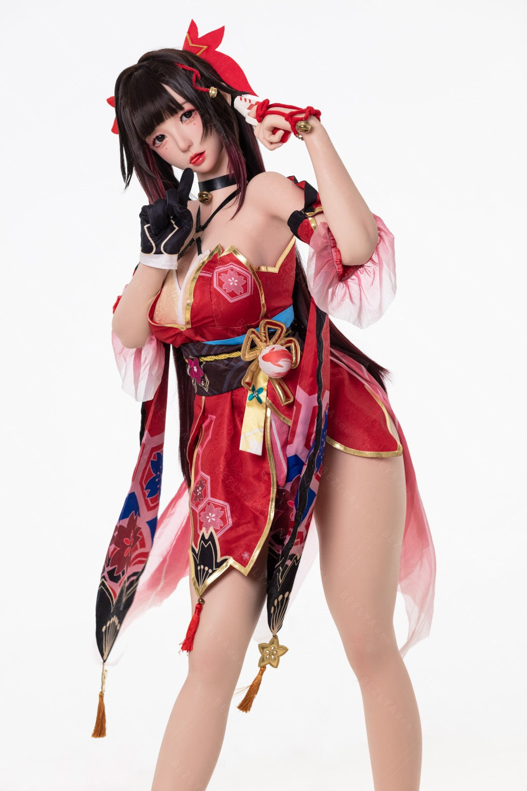 Glitrende sexdukke (Bezlya Doll 155 cm E-cup 2.2CF silikone)