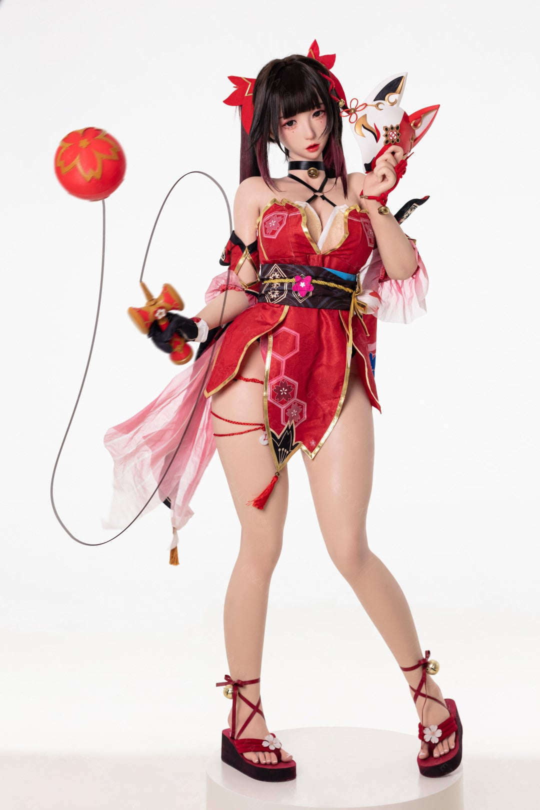 Glitrende sexdukke (Bezlya Doll 155 cm E-cup 2.2CF silikone)