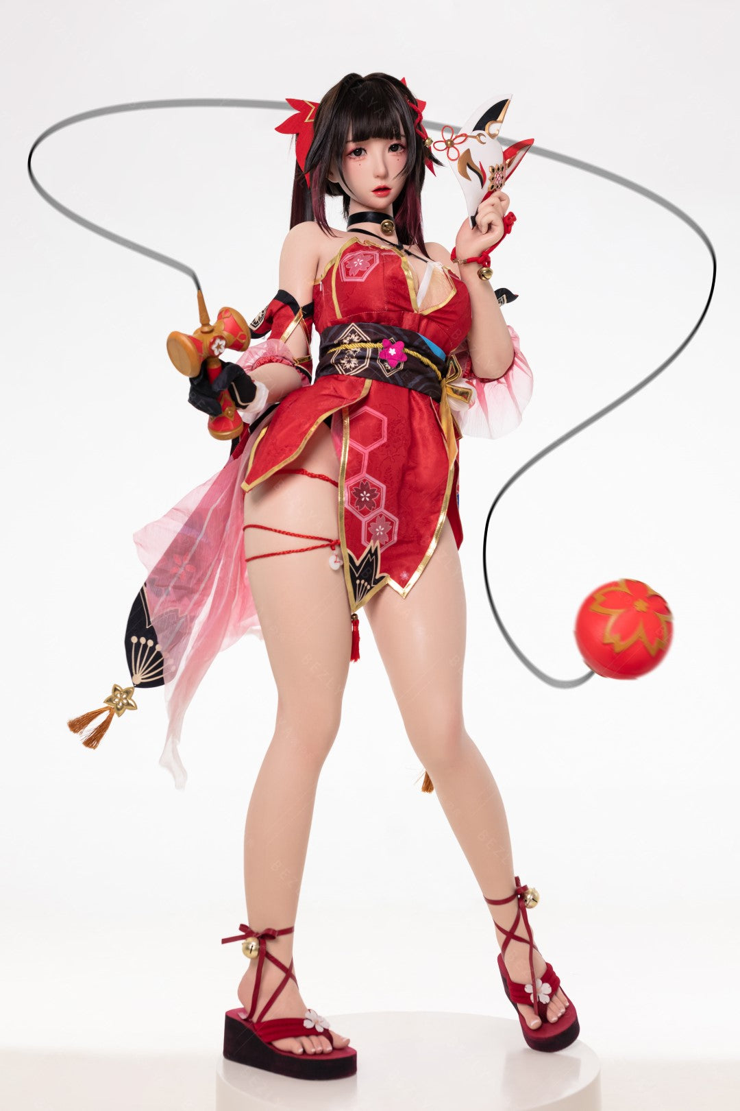 Glitrende sexdukke (Bezlya Doll 155 cm E-cup 2.2CF silikone)