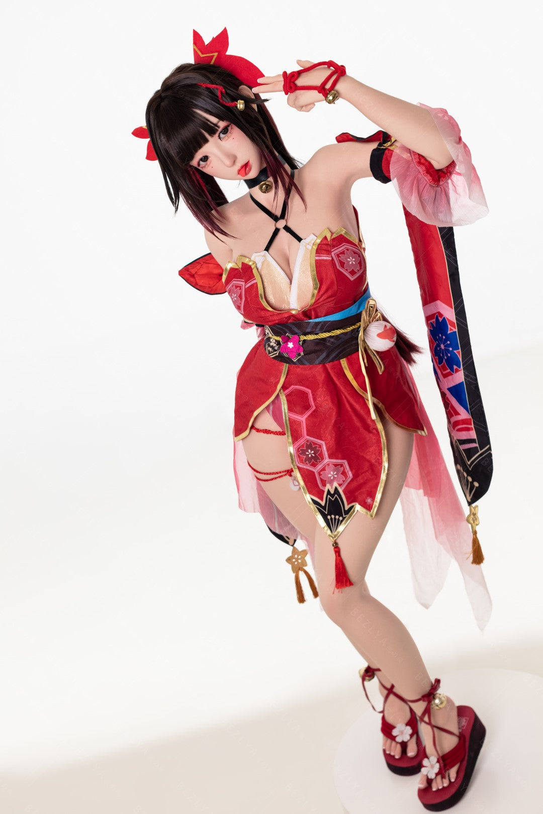 Glitrende sexdukke (Bezlya Doll 155 cm E-cup 2.2CF silikone)