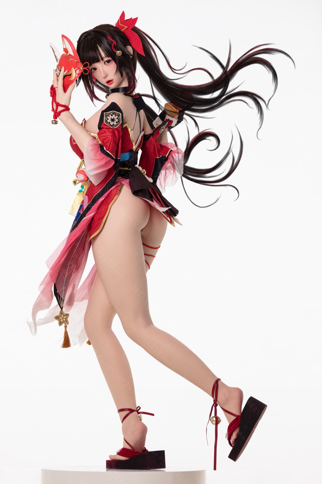 Glitrende sexdukke (Bezlya Doll 155 cm E-cup 2.2CF silikone)