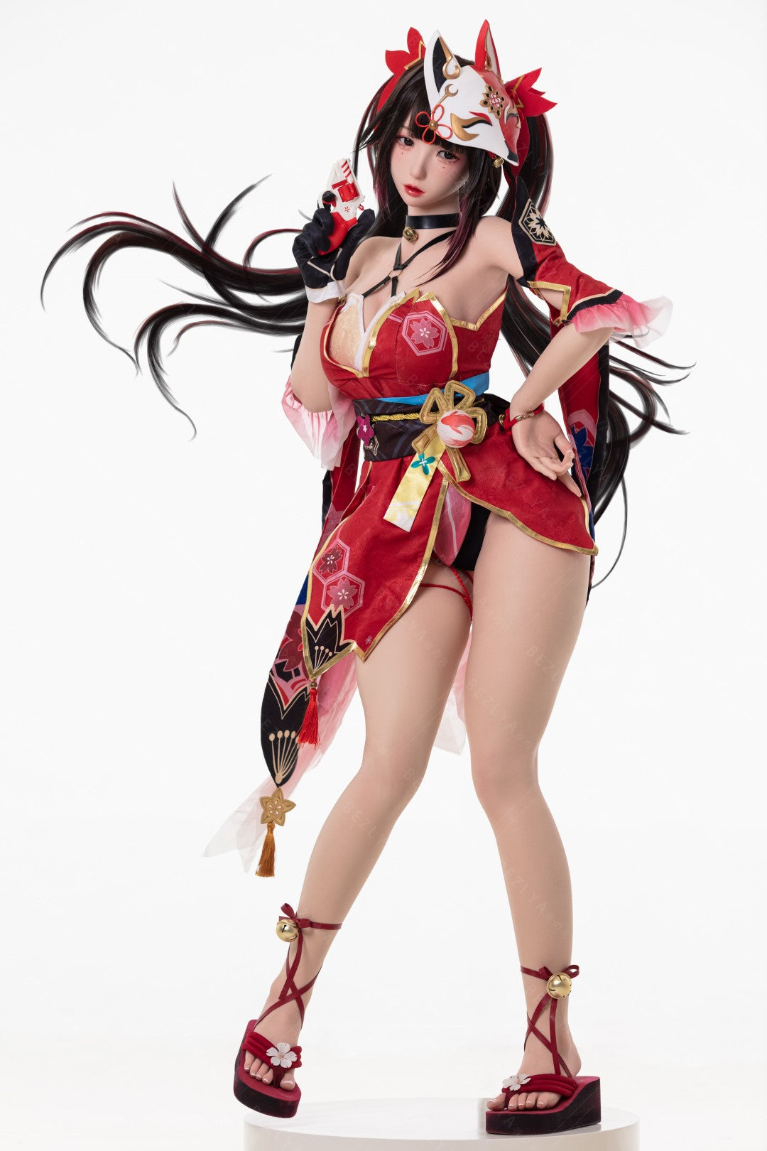 Glitrende sexdukke (Bezlya Doll 155 cm E-cup 2.2CF silikone)