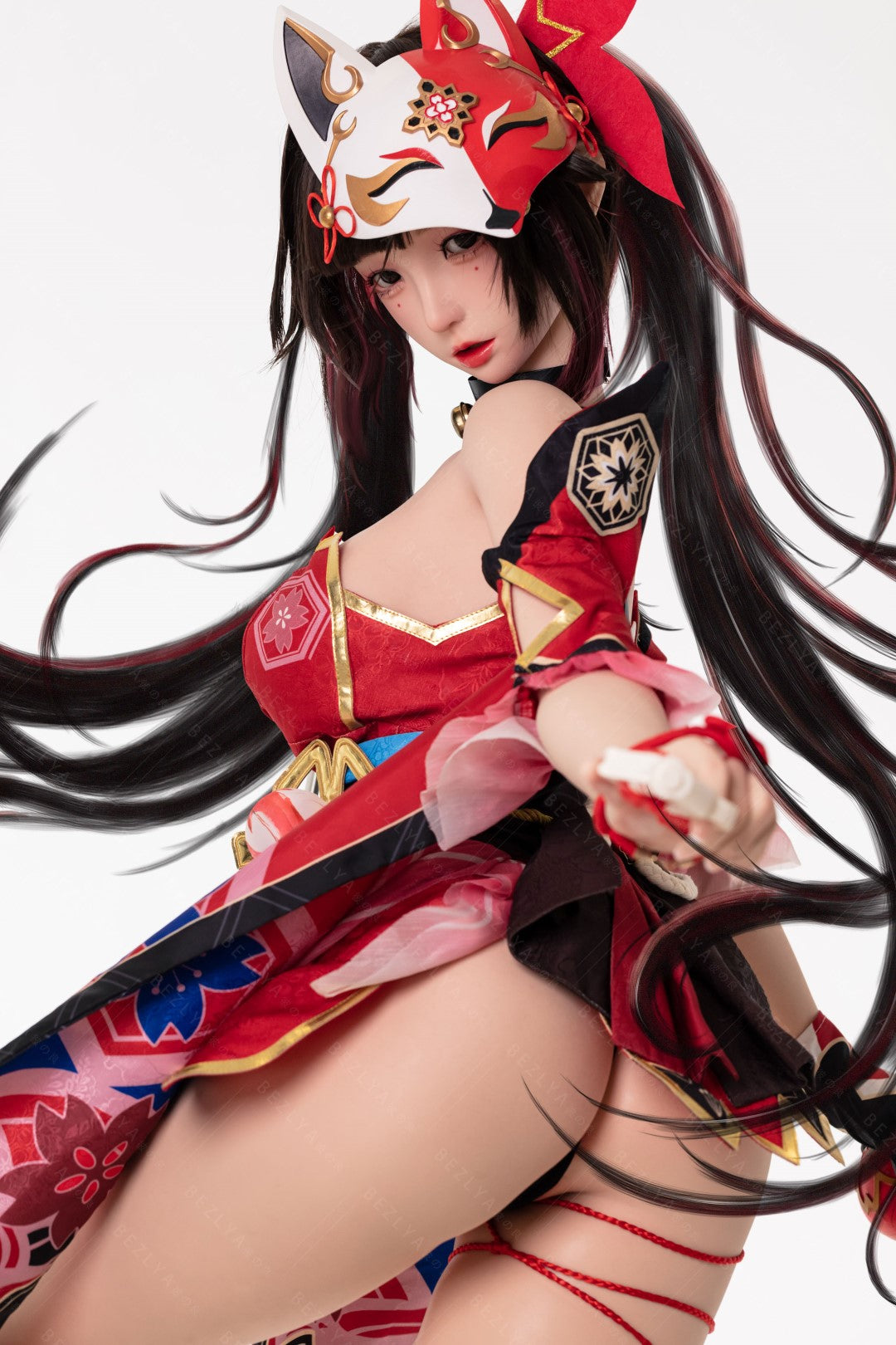 Glitrende sexdukke (Bezlya Doll 155 cm E-cup 2.2CF silikone)