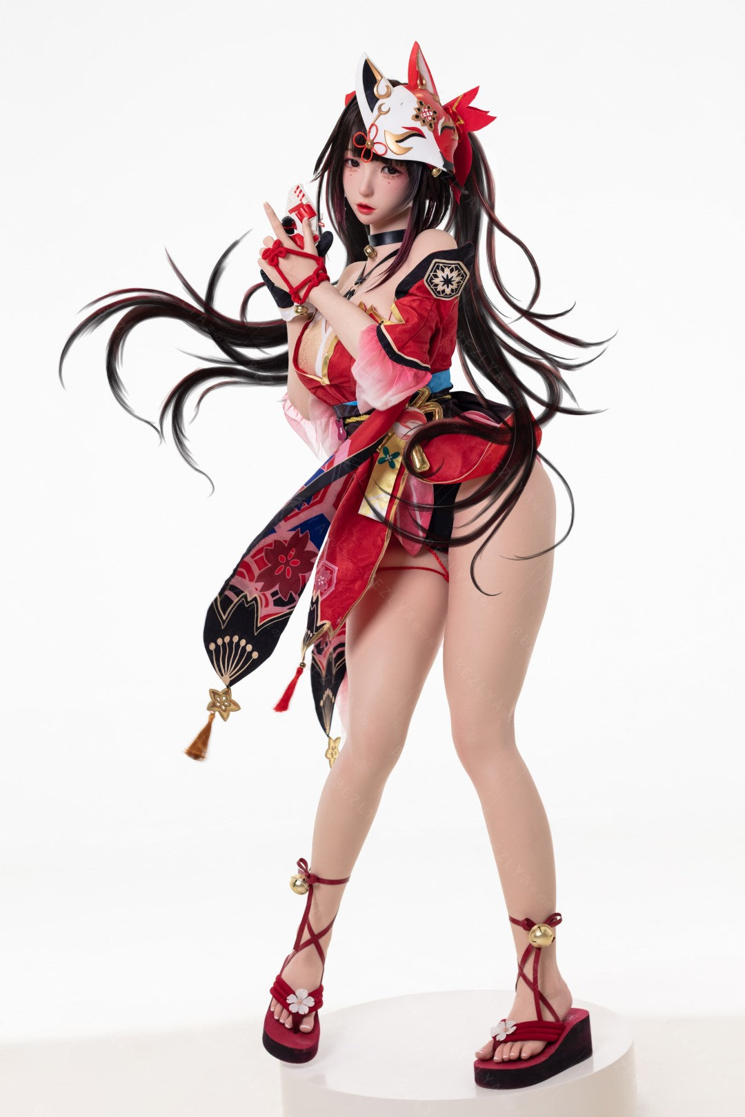 Glitrende sexdukke (Bezlya Doll 155 cm E-cup 2.2CF silikone)