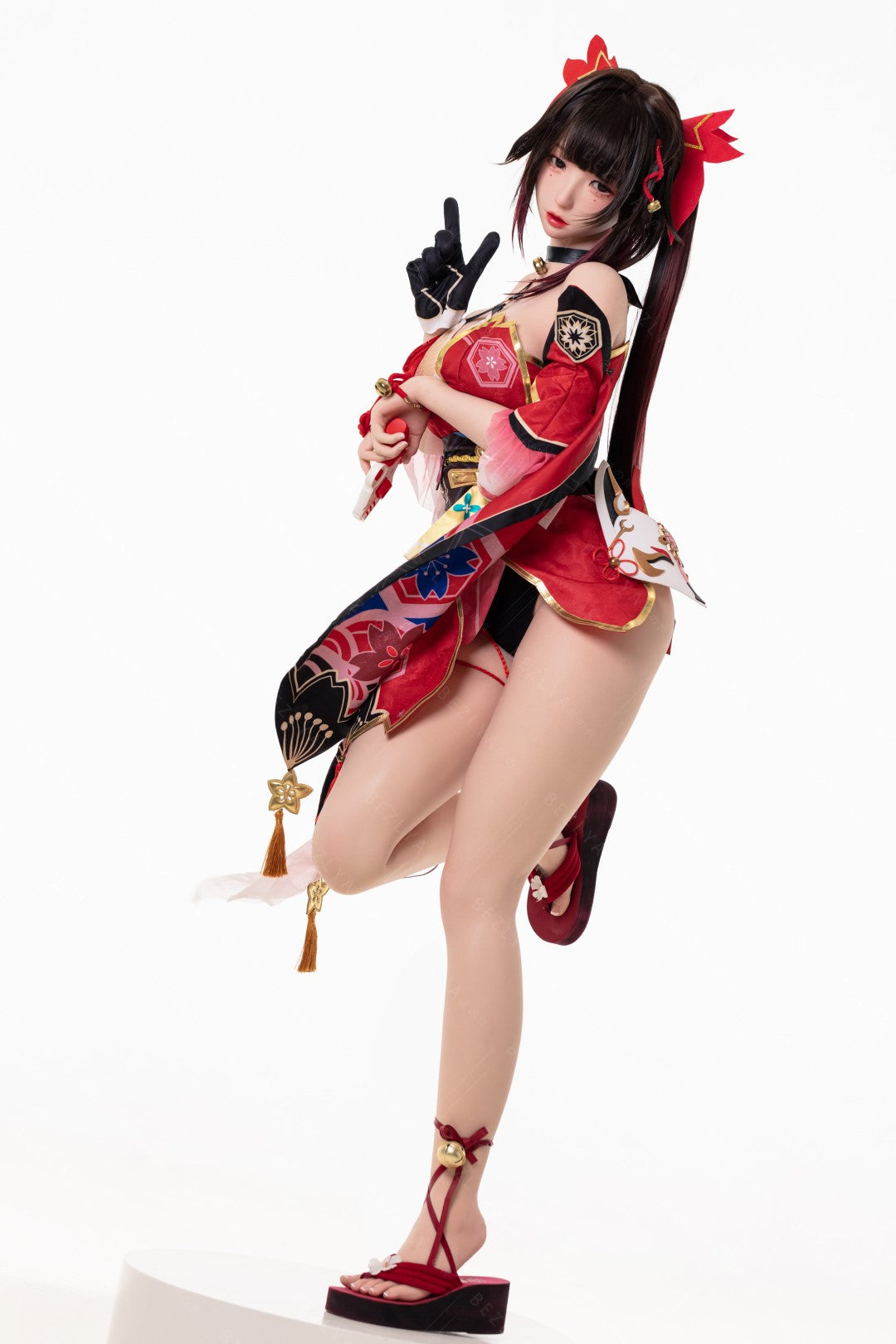 Glitrende sexdukke (Bezlya Doll 155 cm E-cup 2.2CF silikone)