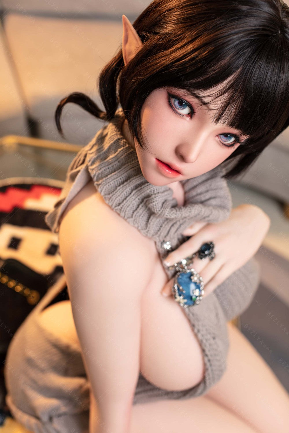 Calla sexdukke (Bezlya Doll 155 cm F-cup 2.0 TPE+silikone)