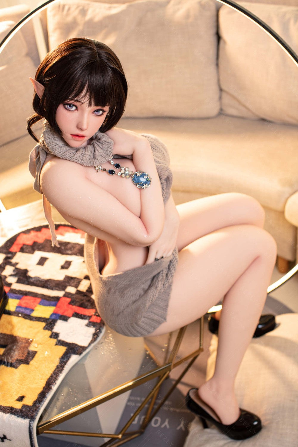 Calla sexdukke (Bezlya Doll 155 cm F-cup 2.0 TPE+silikone)