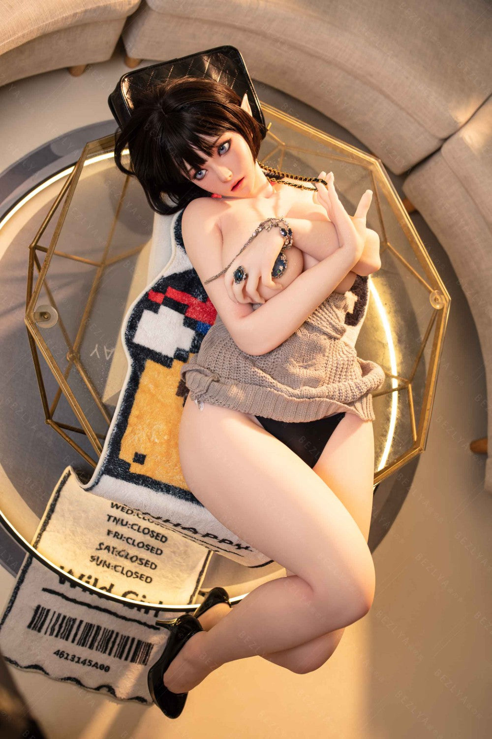 Calla sexdukke (Bezlya Doll 155 cm F-cup 2.0 TPE+silikone)