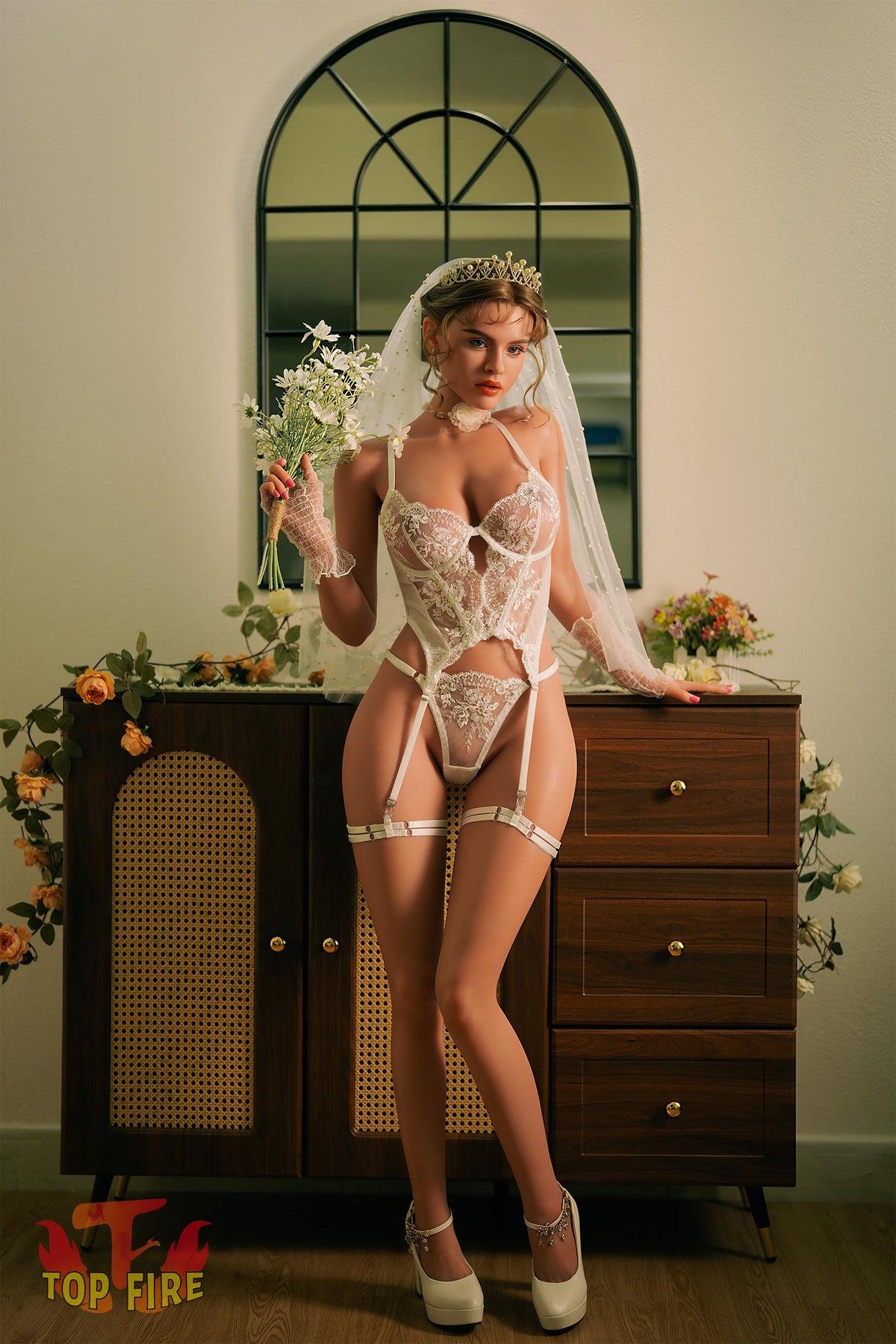 Casey sexdukke (Top Fire Doll 158 cm D-cup T41 silikone)