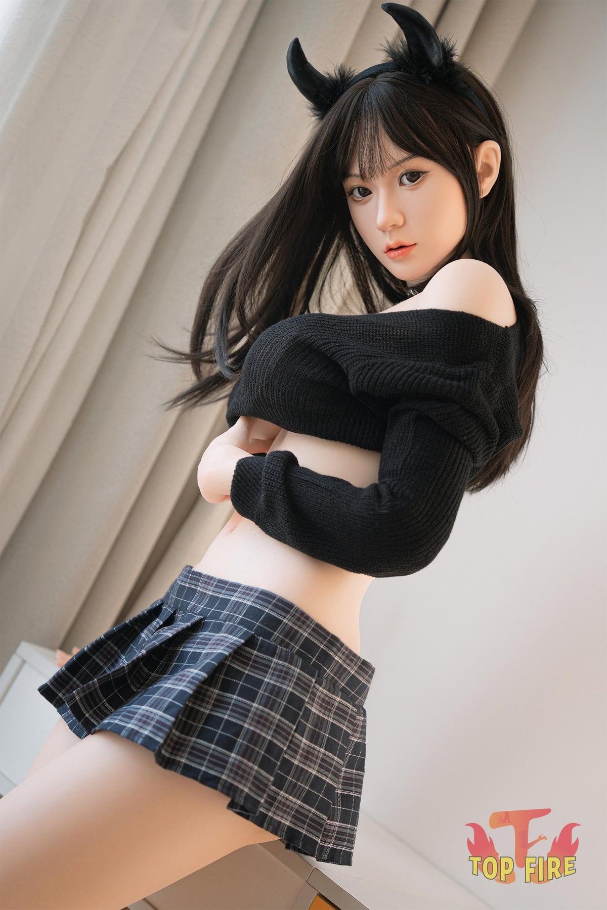 Ann sexdukke (Top Fire Doll 158 cm D-cup T10 silikone)