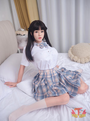 Sharon sexdukke (Top Fire Doll 158 cm d-cup T28 silikone)