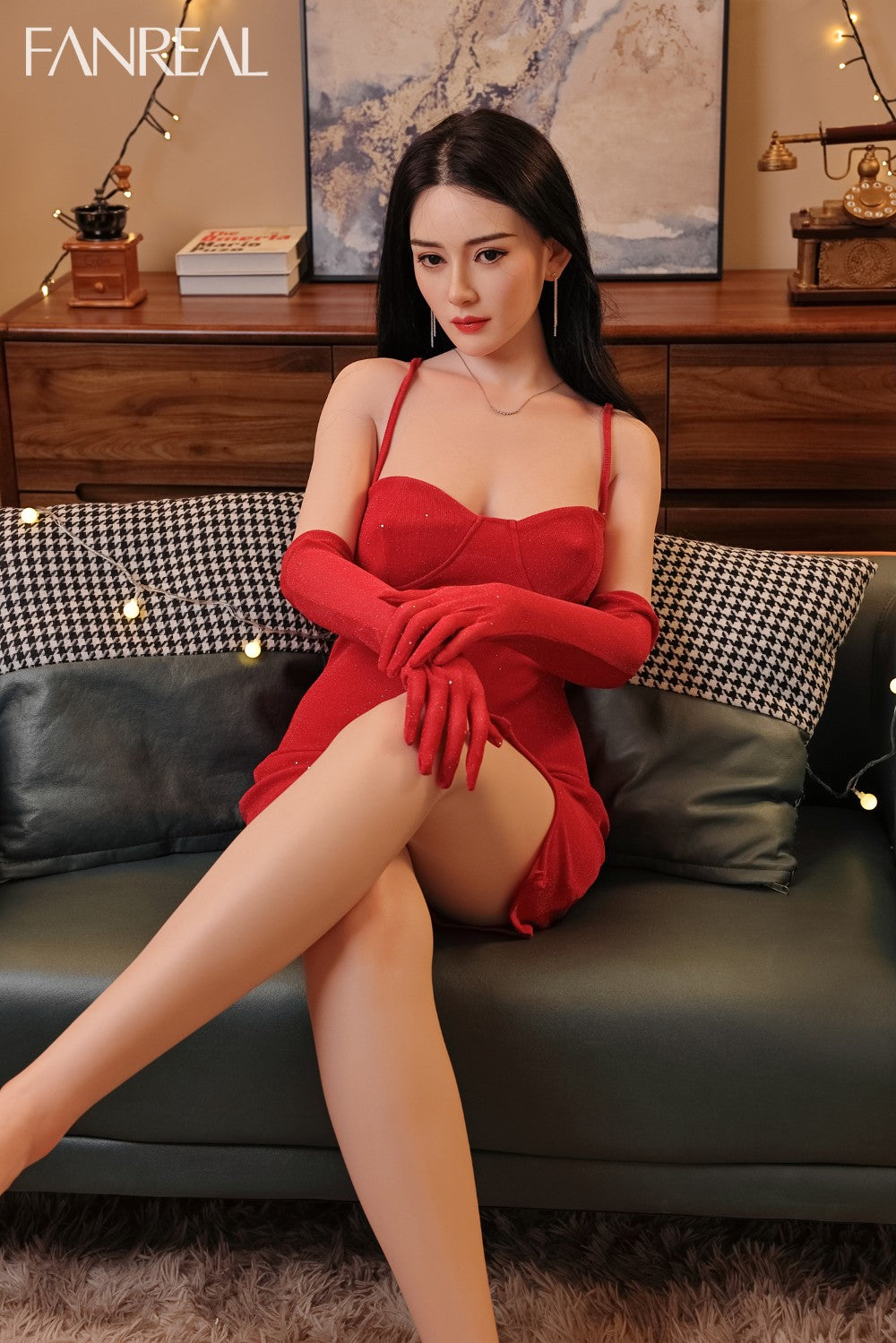 Ling sexdukke (FanReal Doll 170 cm d-cup silikone)