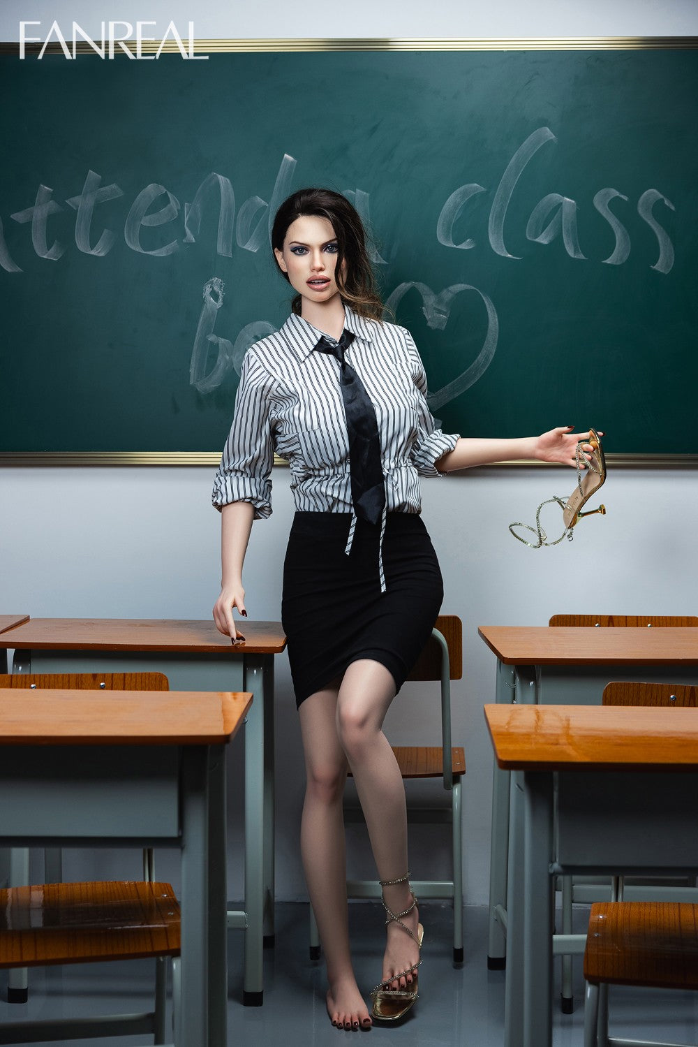 Kelly sexdukke (FanReal Doll 172 cm E-cup silikone)