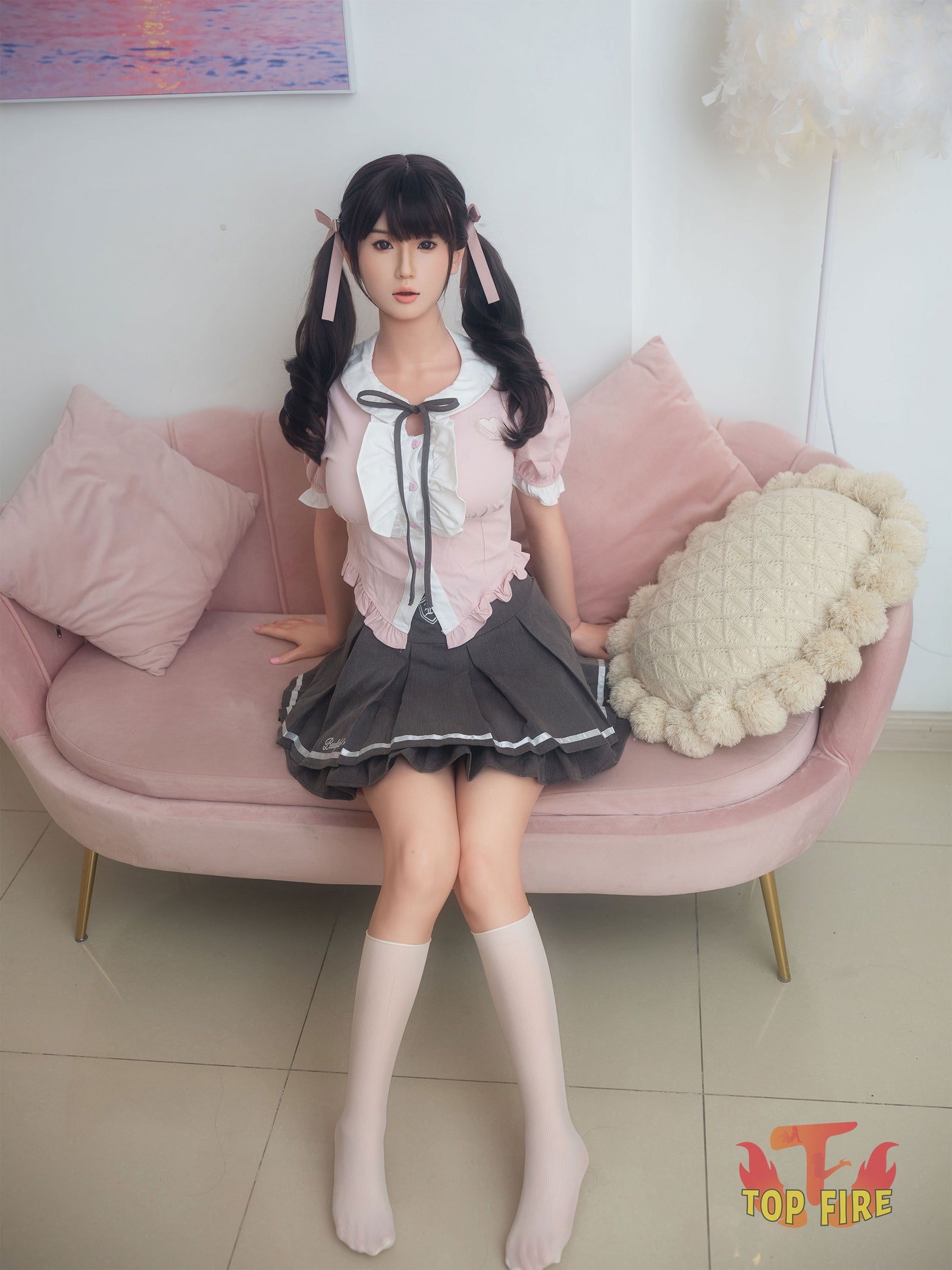 Esther sexdukke (Top Fire Doll 158 cm D-cup T29 silikone)